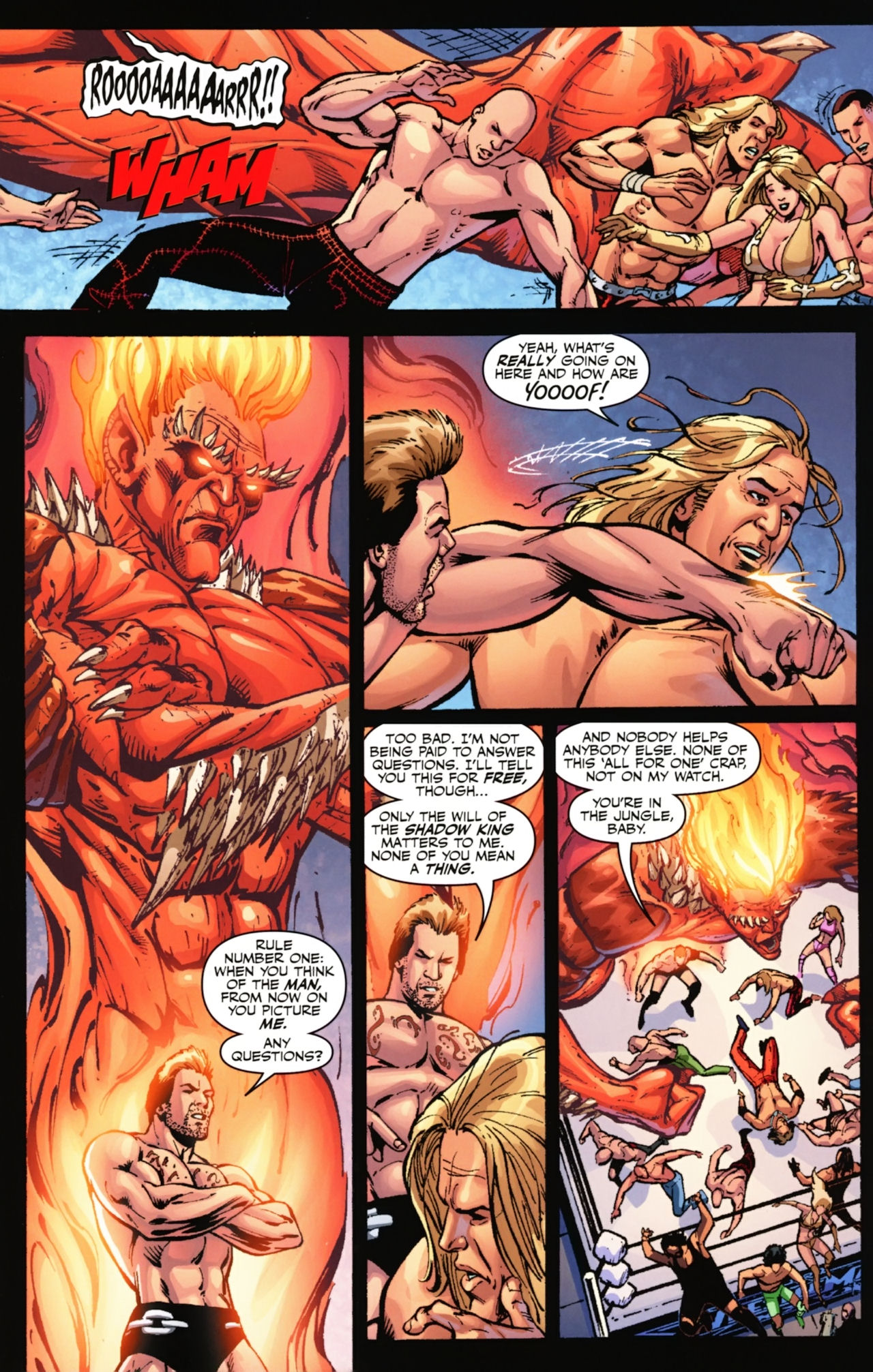Read online WWE Heroes comic -  Issue #4 - 8