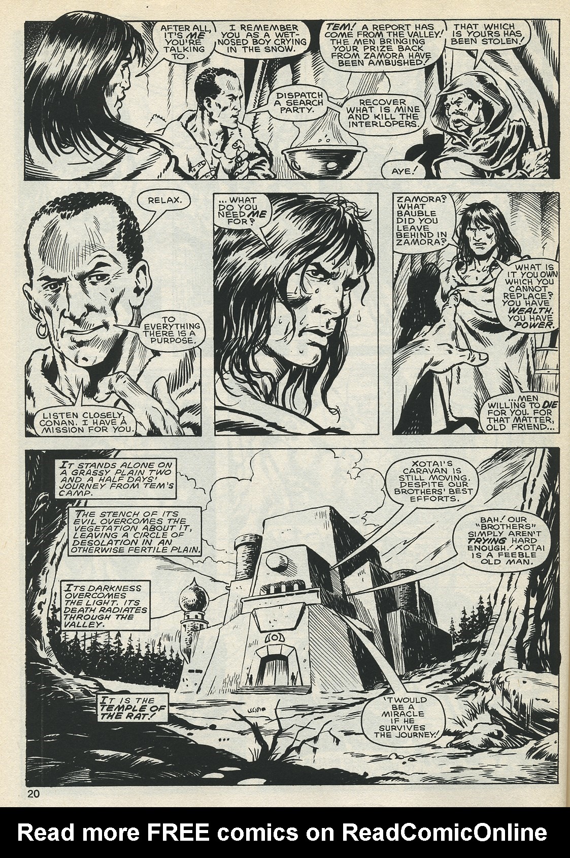 Read online The Savage Sword Of Conan comic -  Issue #128 - 19