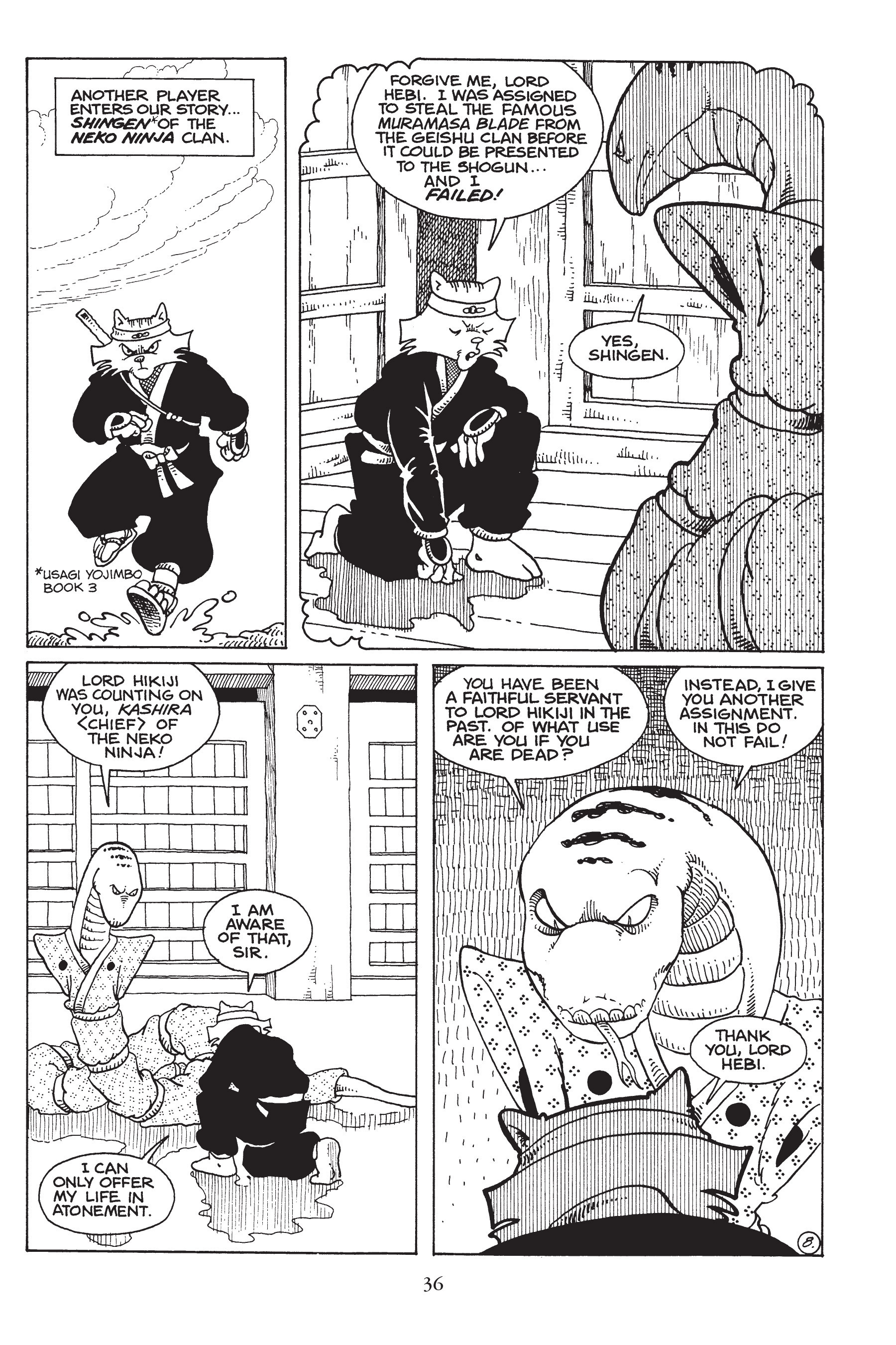 Read online Usagi Yojimbo (1987) comic -  Issue # _TPB 4 - 37