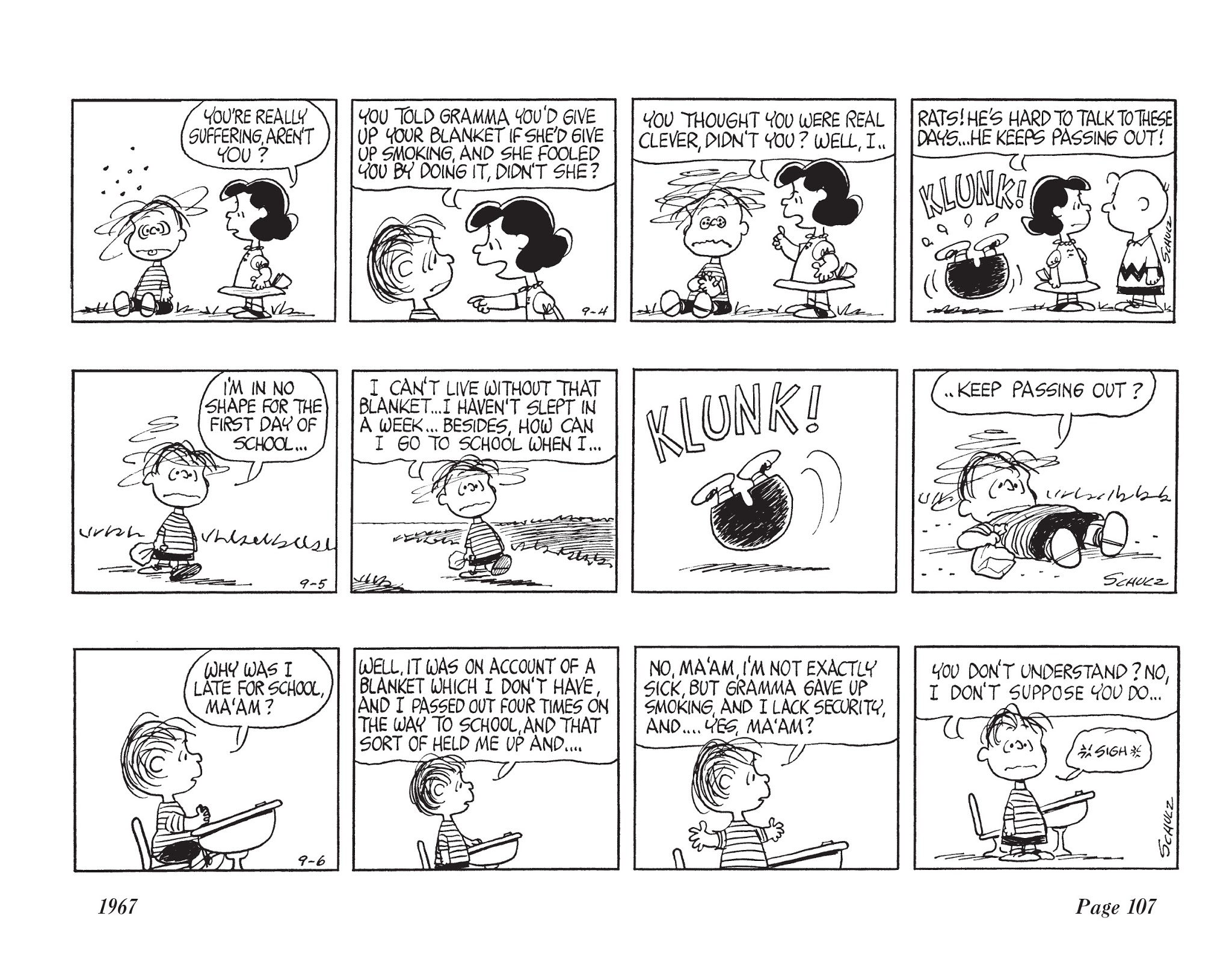 Read online The Complete Peanuts comic -  Issue # TPB 9 - 118