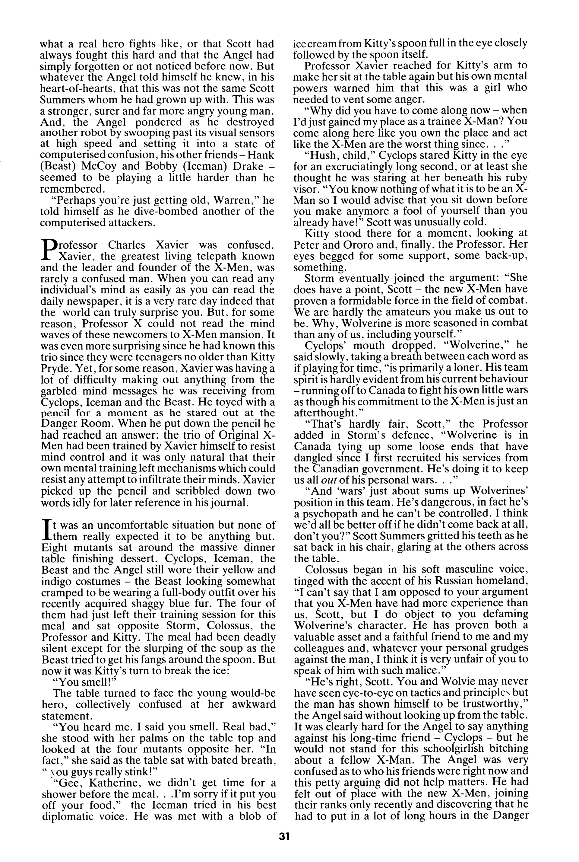 Read online X-Men Annual UK comic -  Issue #1992 - 28