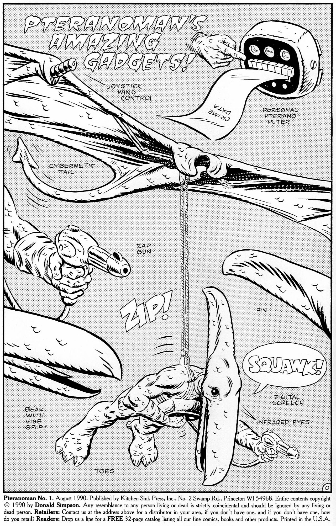 Read online Pteranoman comic -  Issue # Full - 2