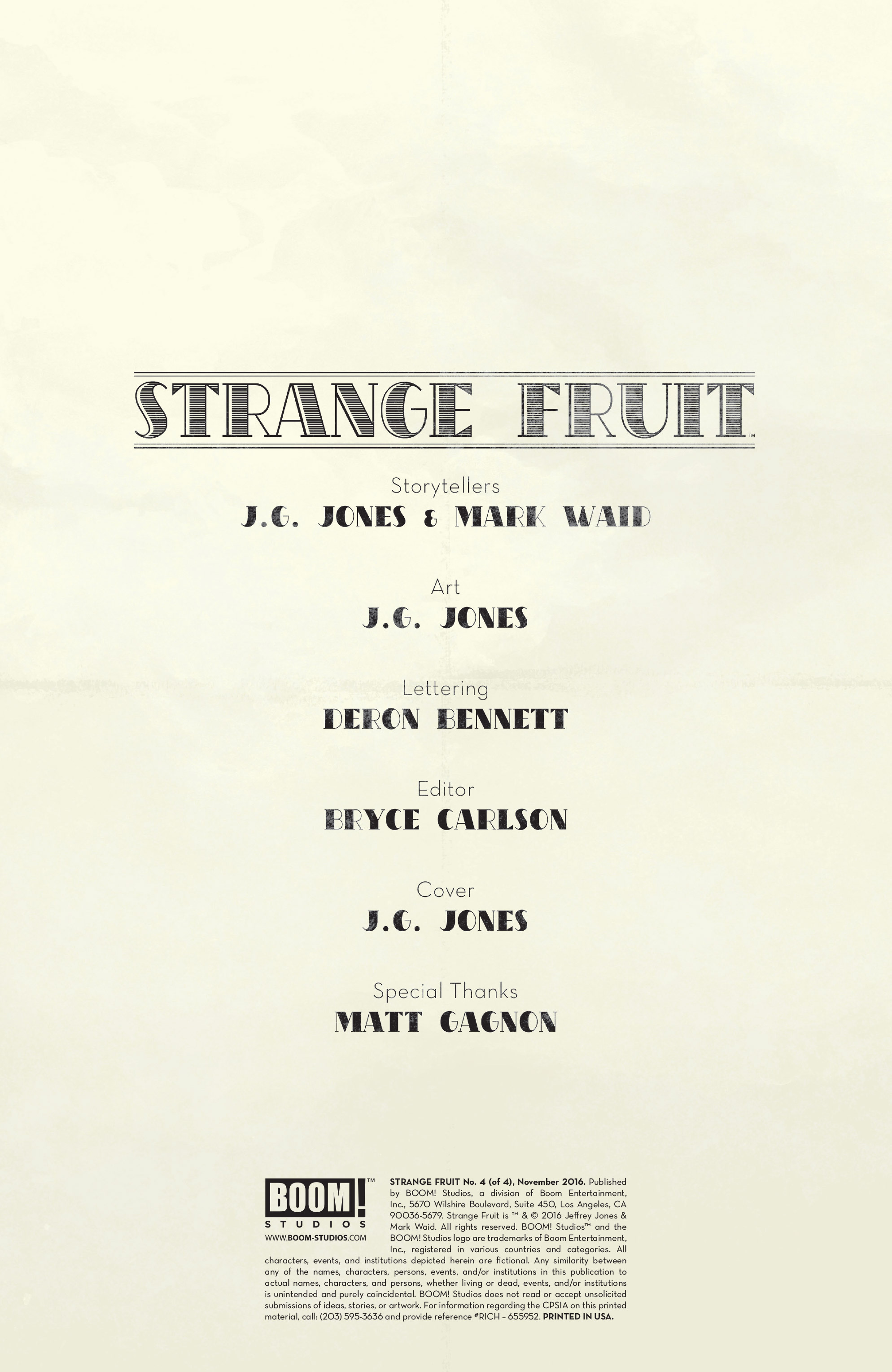 Read online Strange Fruit comic -  Issue #4 - 2