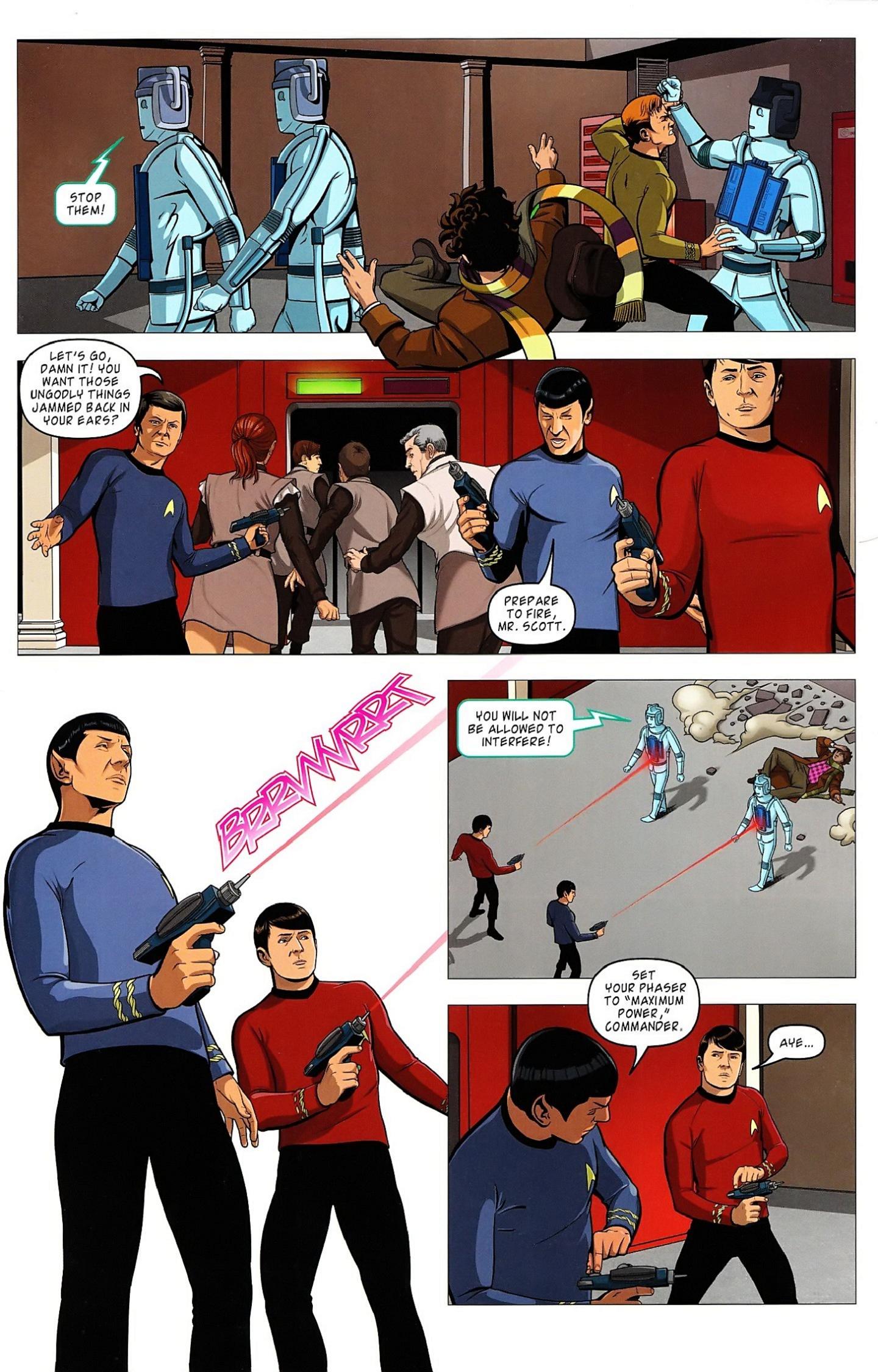Read online Star Trek: The Next Generation/Doctor Who: Assimilation² comic -  Issue #3 - 18