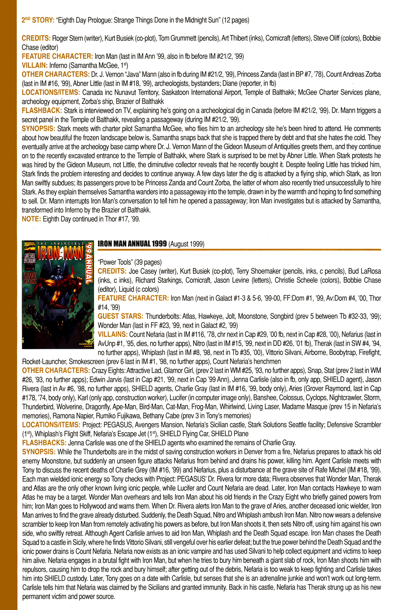 Read online Official Index to the Marvel Universe comic -  Issue #10 - 38