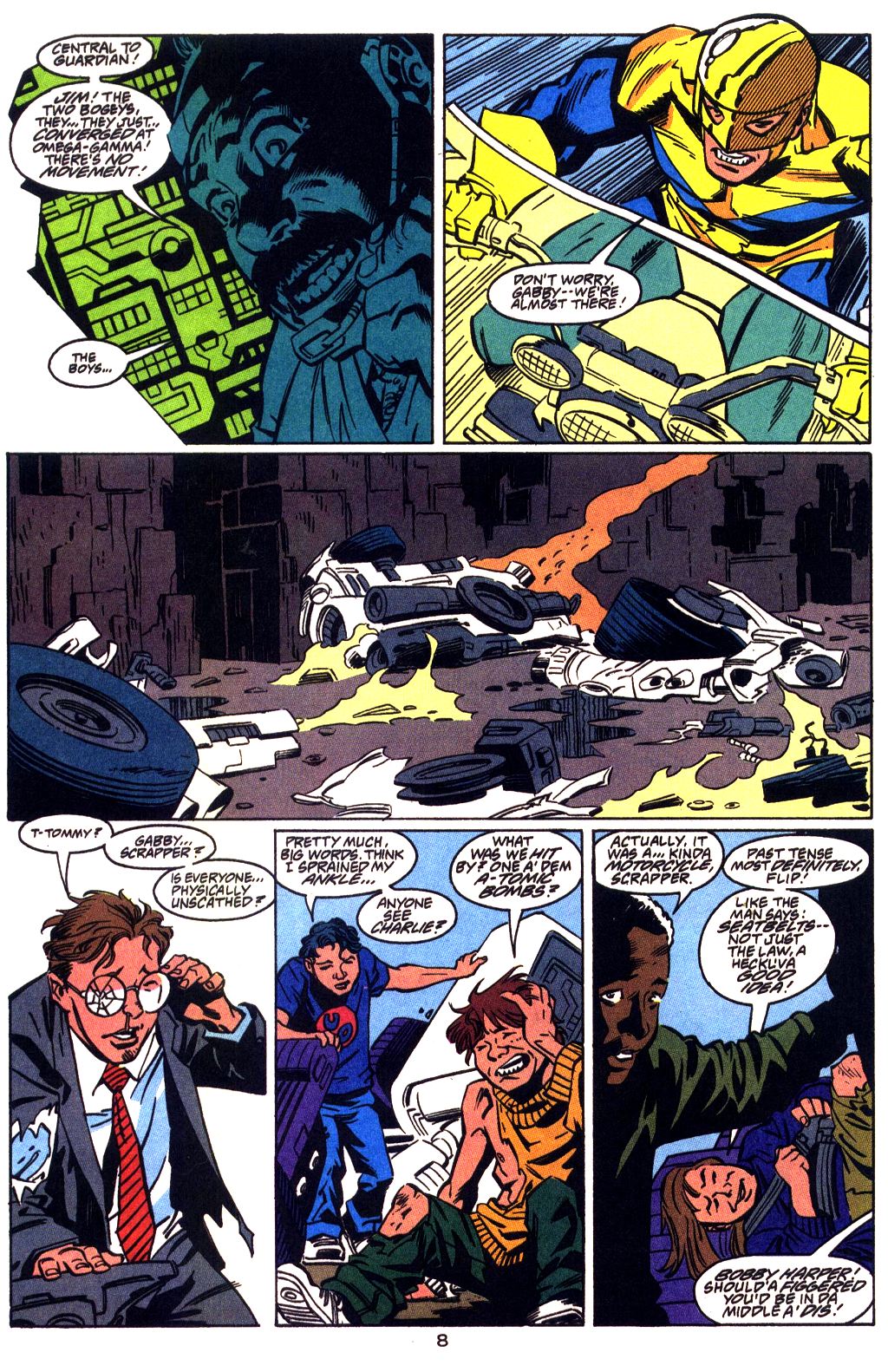 Read online Guardians of Metropolis comic -  Issue #4 - 9