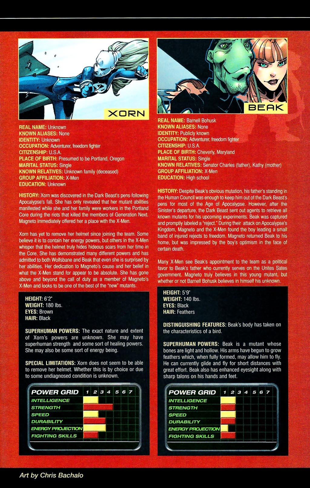 Read online Official Handbook of the Marvel Universe: X-Men Age of Apocalypse 2005 comic -  Issue # Full - 31
