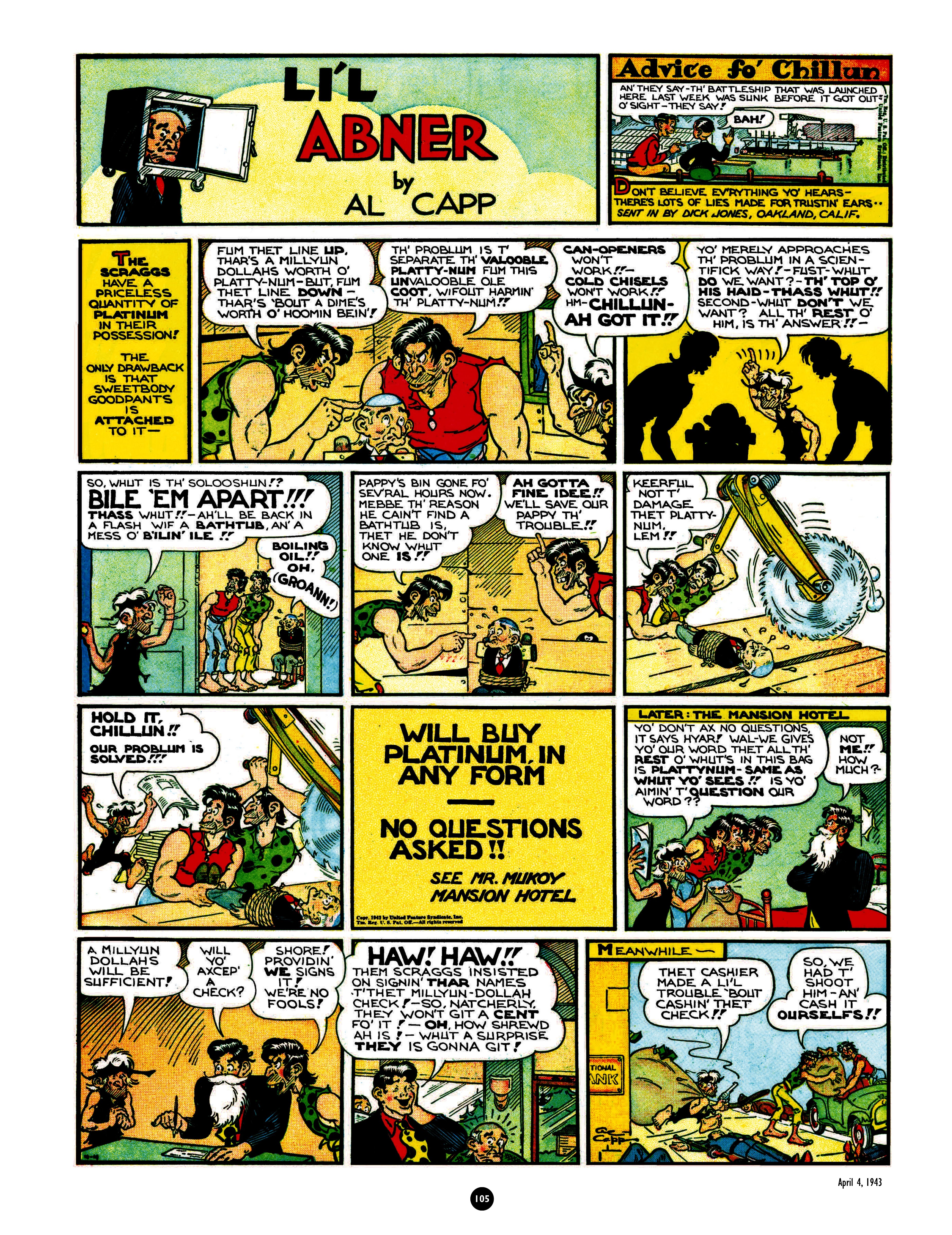 Read online Al Capp's Li'l Abner Complete Daily & Color Sunday Comics comic -  Issue # TPB 5 (Part 2) - 7
