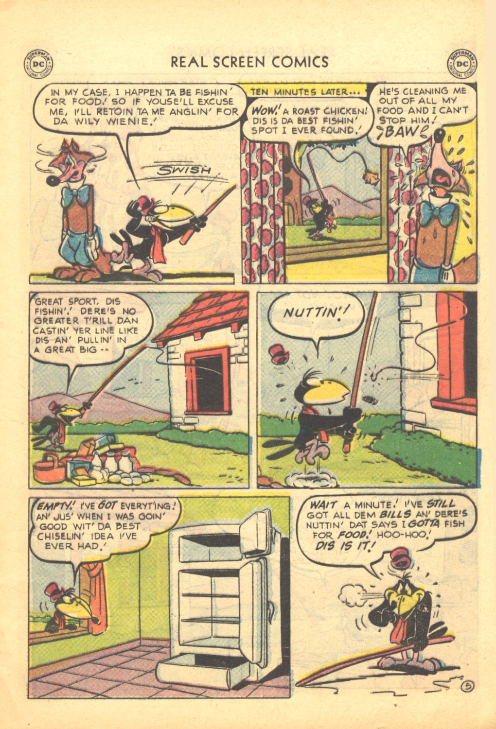 Read online Real Screen Comics comic -  Issue #44 - 7