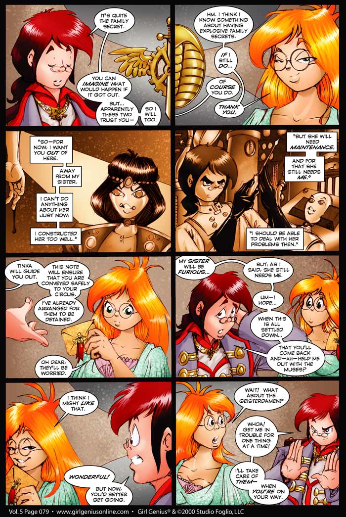 Read online Girl Genius (2002) comic -  Issue #5 - 79