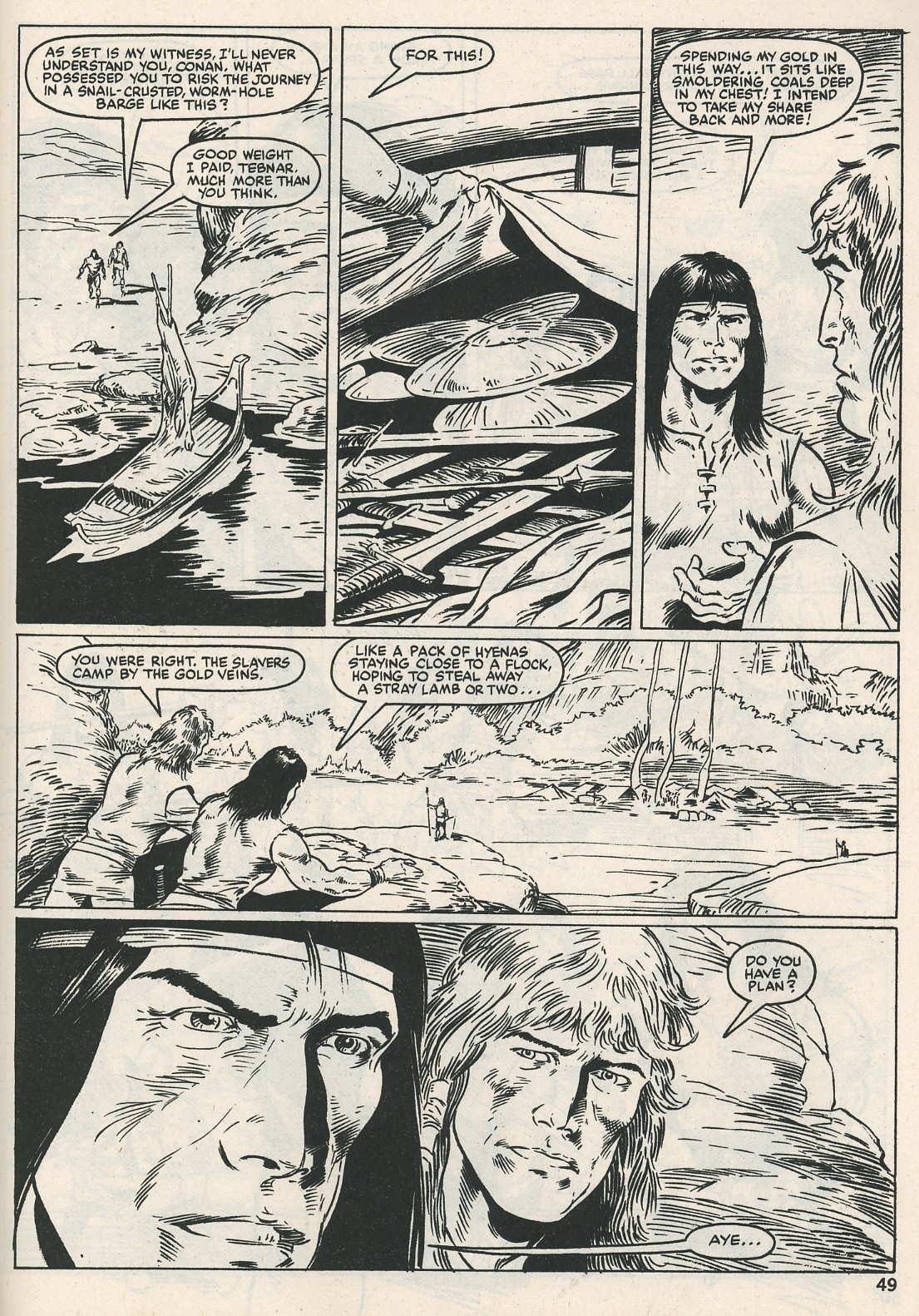Read online The Savage Sword Of Conan comic -  Issue #115 - 49