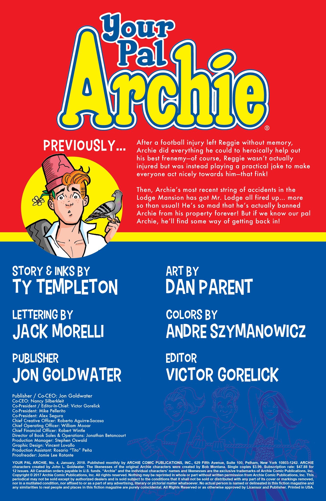 Read online Your Pal Archie comic -  Issue #4 - 2