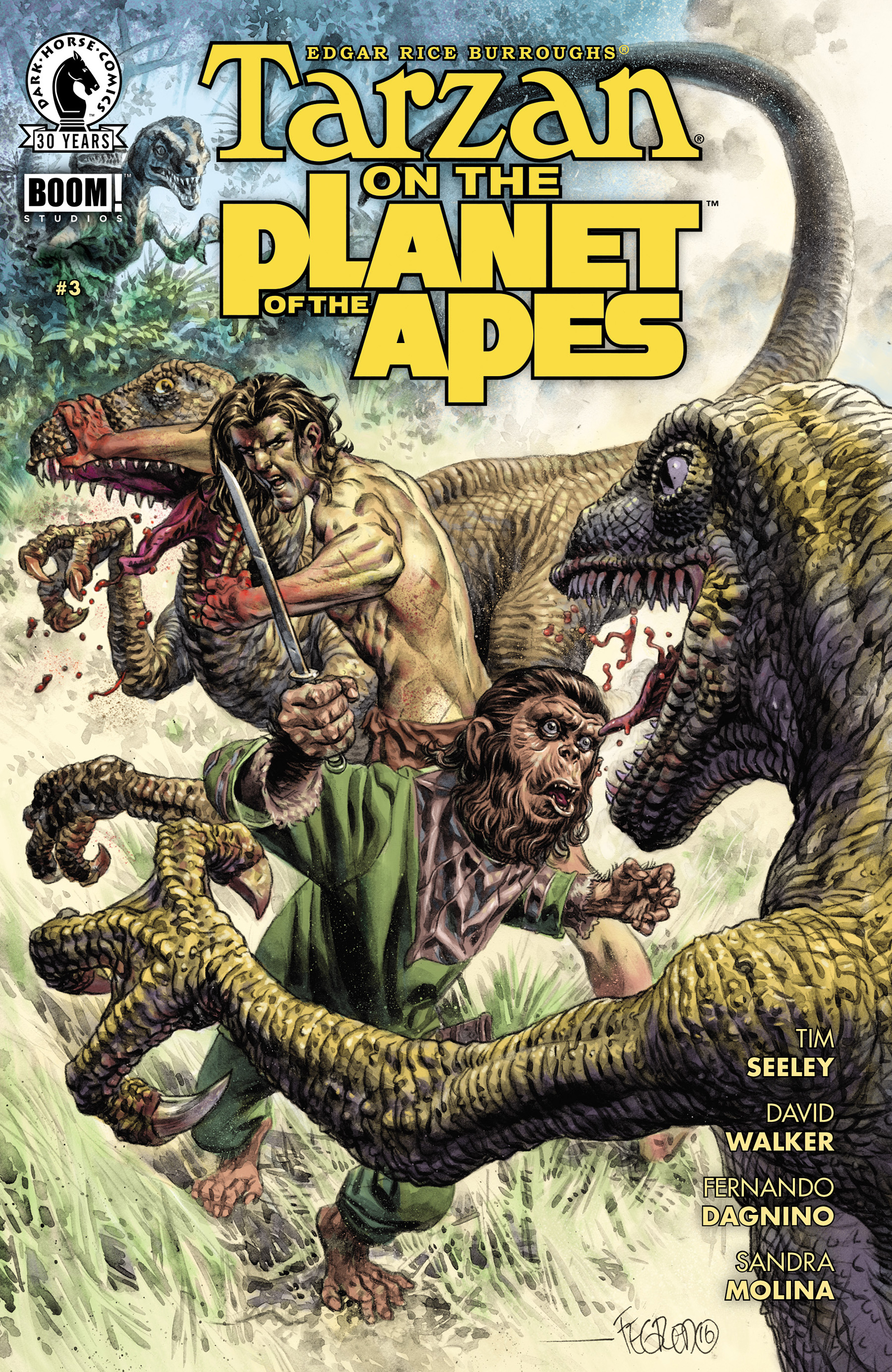 Read online Tarzan On the Planet of the Apes comic -  Issue #3 - 1