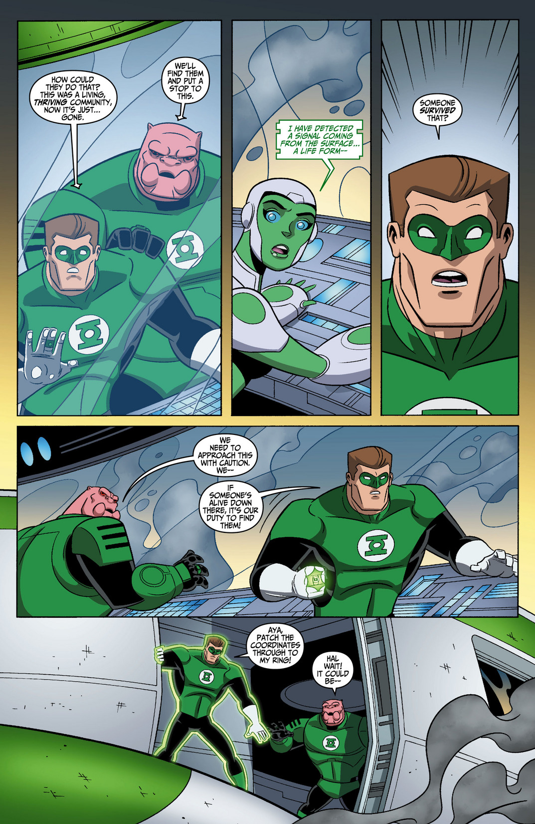 Read online Green Lantern: The Animated Series comic -  Issue #6 - 3