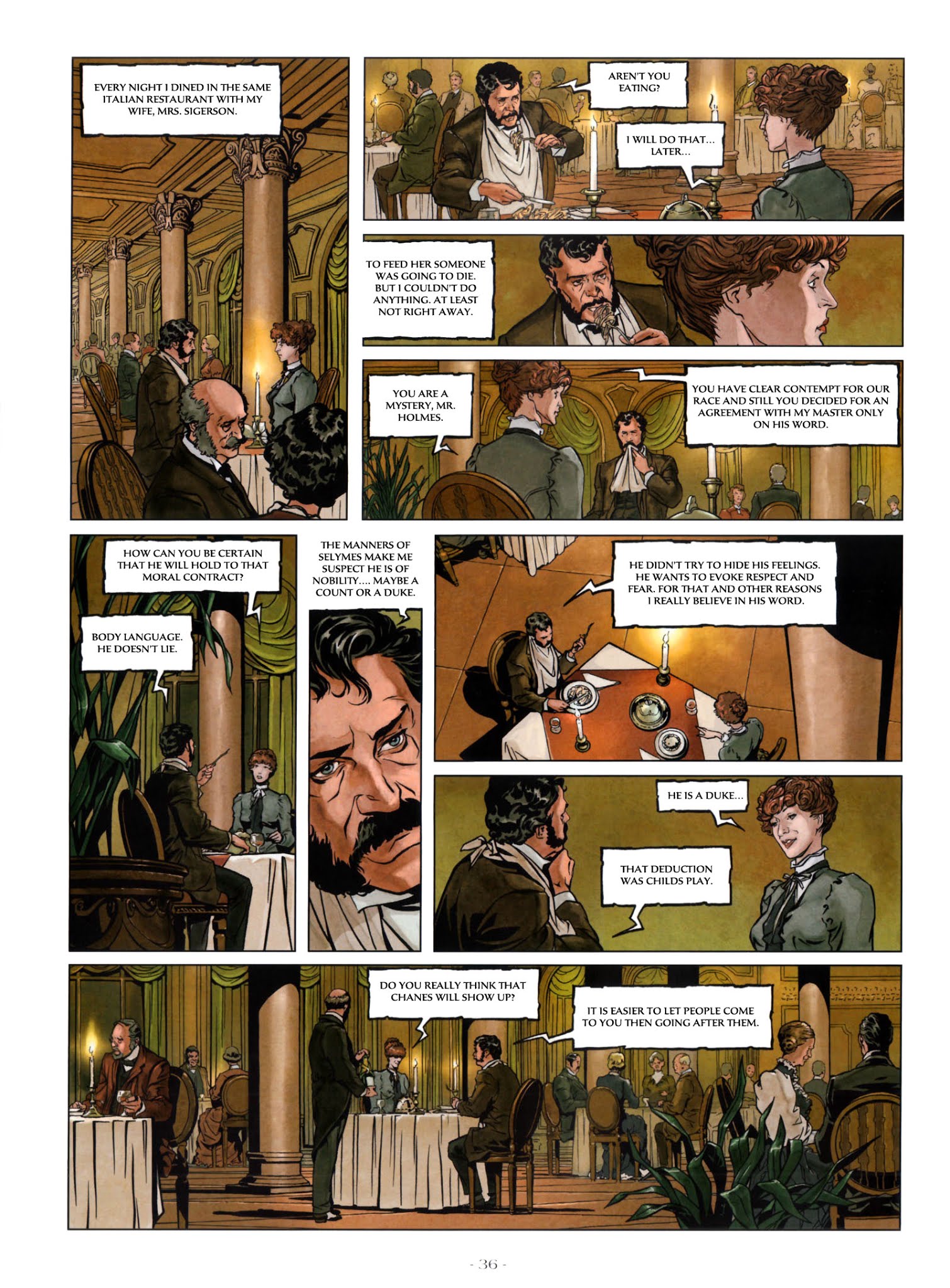 Read online Sherlock Holmes and the Vampires of London comic -  Issue # TPB - 37