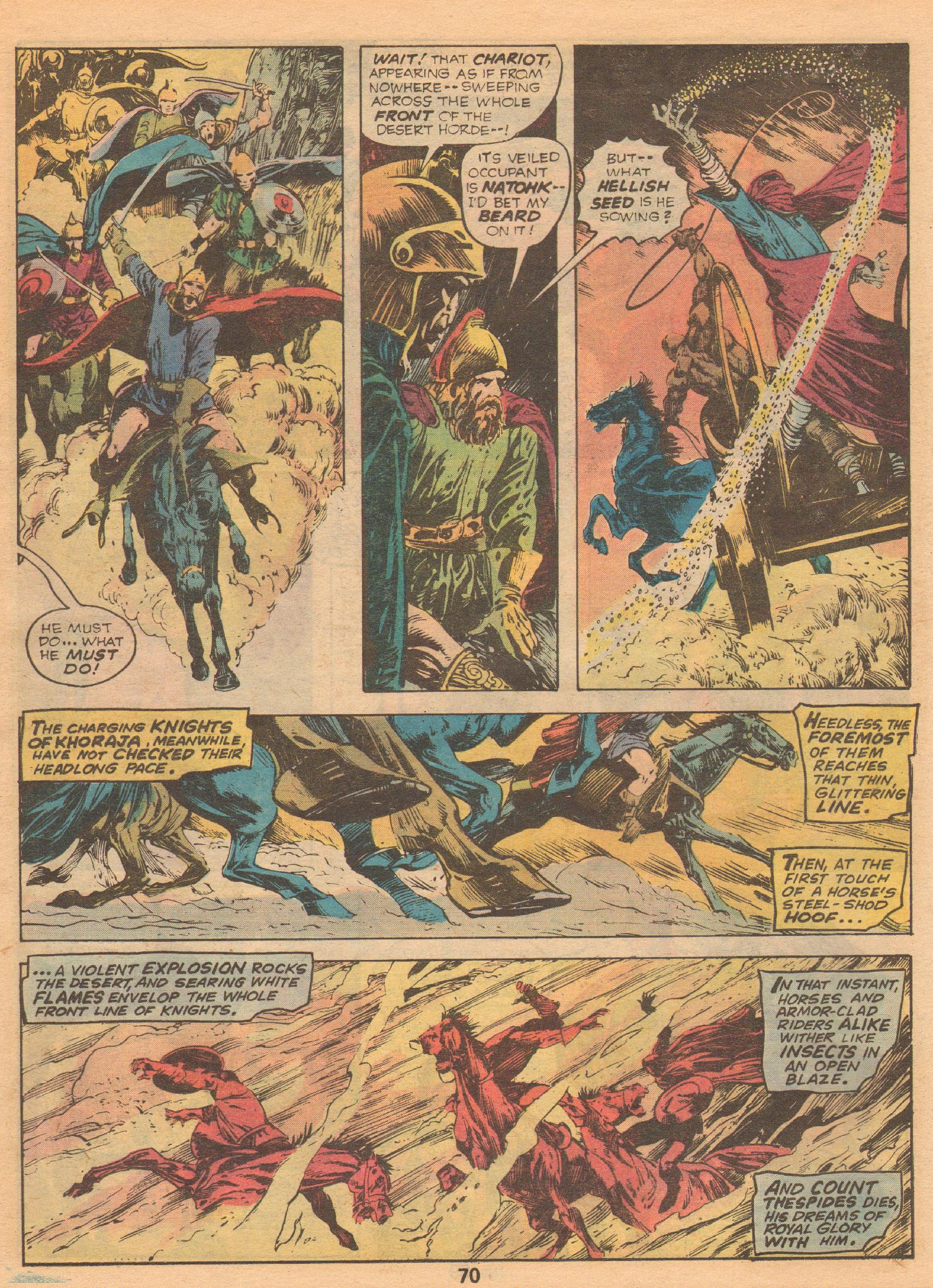 Read online Marvel Treasury Edition comic -  Issue #15 - 72