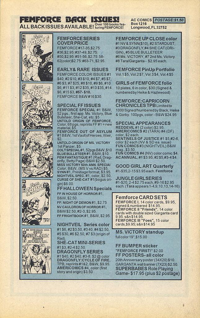 Read online Femforce comic -  Issue #75 - 35