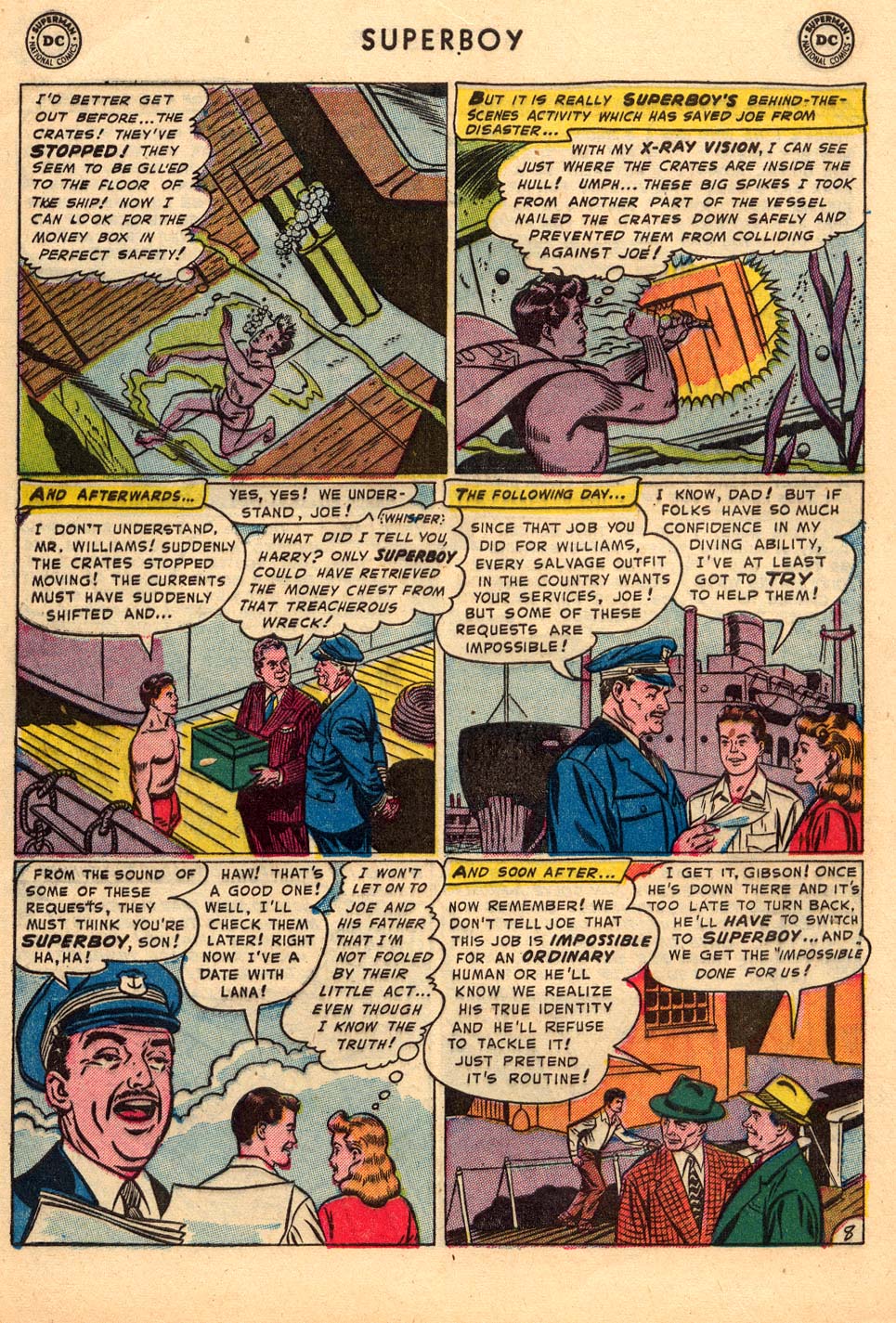 Read online Superboy (1949) comic -  Issue #26 - 34
