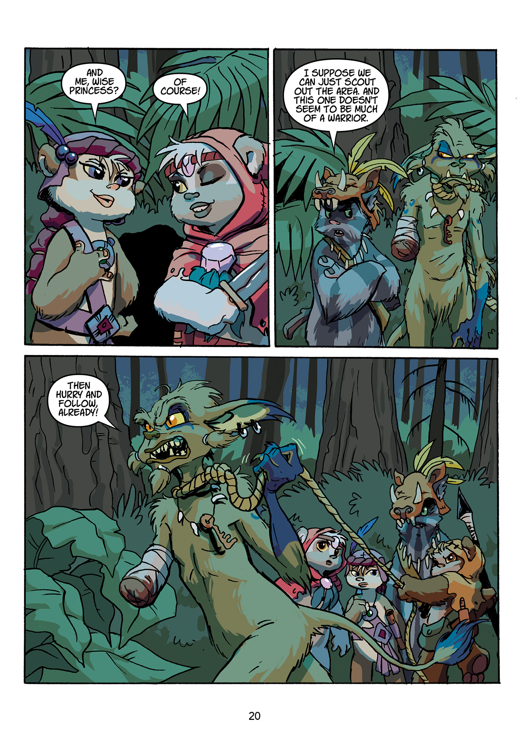 Read online Star Wars: Ewoks - Shadows of Endor comic -  Issue # TPB - 21