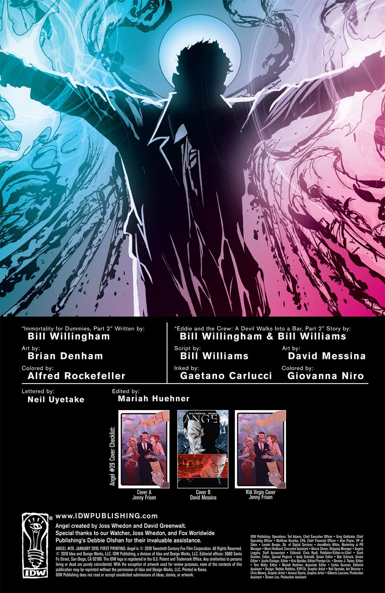 Read online Angel comic -  Issue #29 - 2