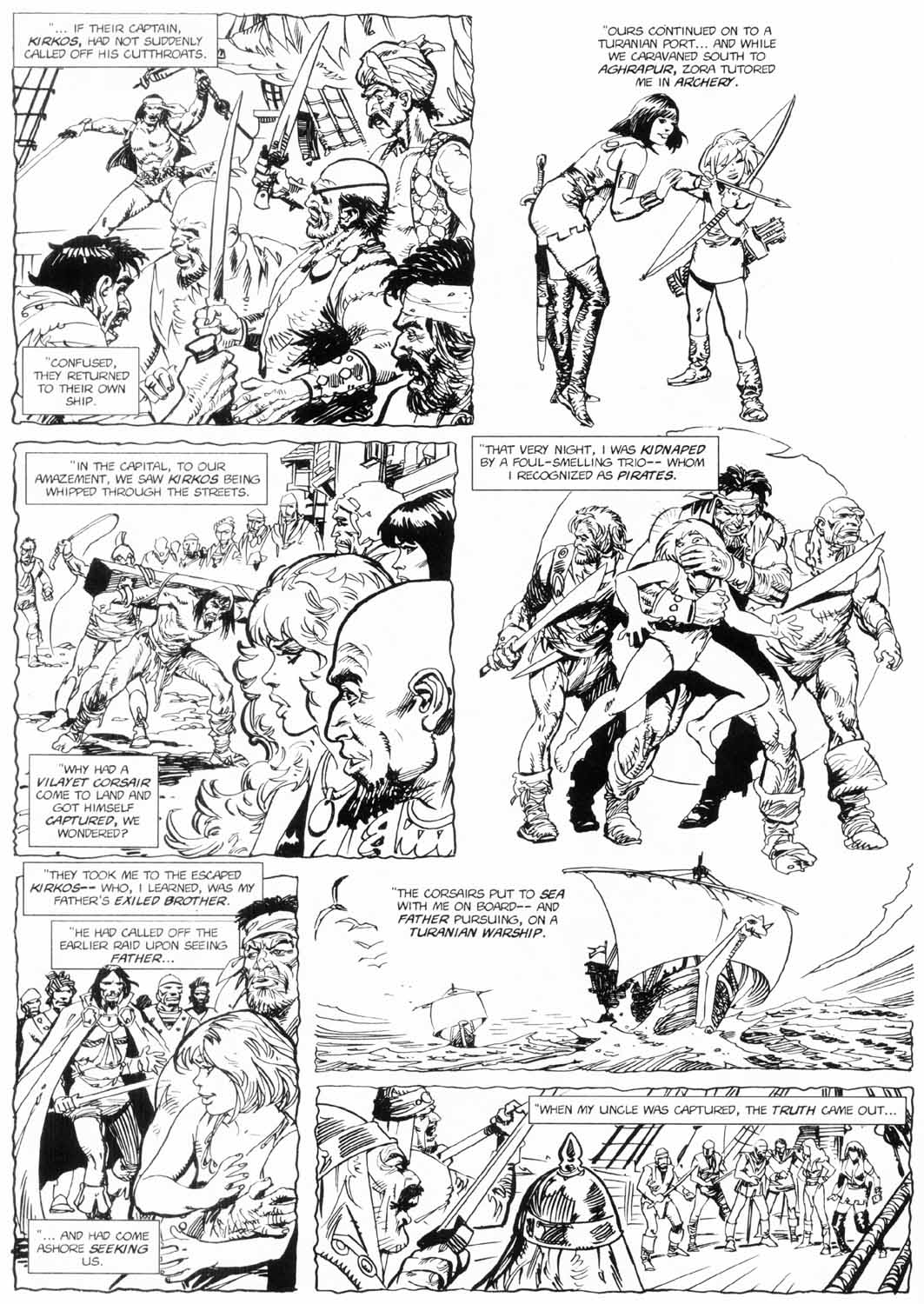 Read online The Savage Sword Of Conan comic -  Issue #225 - 50