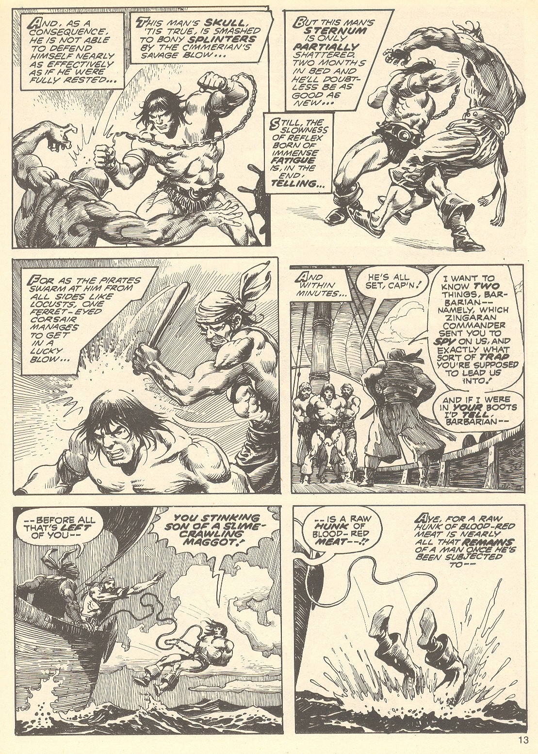 Read online The Savage Sword Of Conan comic -  Issue #75 - 13