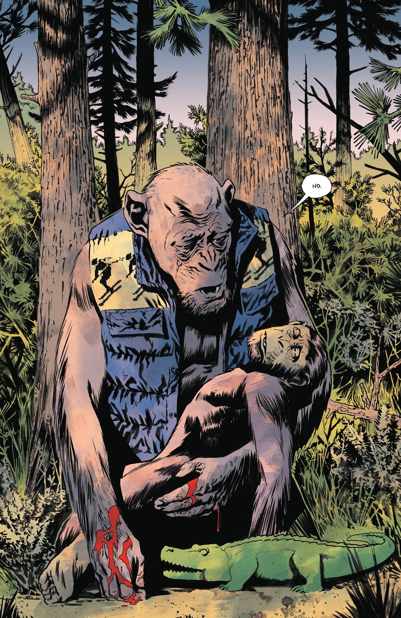 Read online War for the Planet of the Apes comic -  Issue #4 - 14