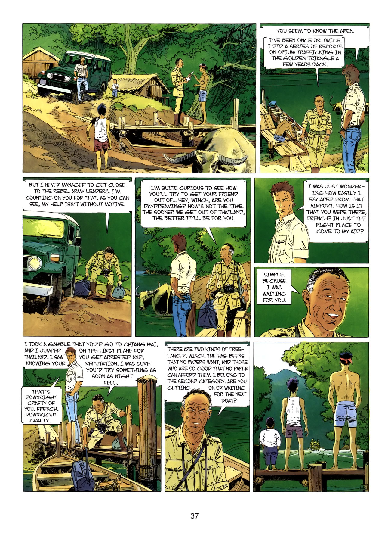 Read online Largo Winch comic -  Issue # TPB 4 - 38