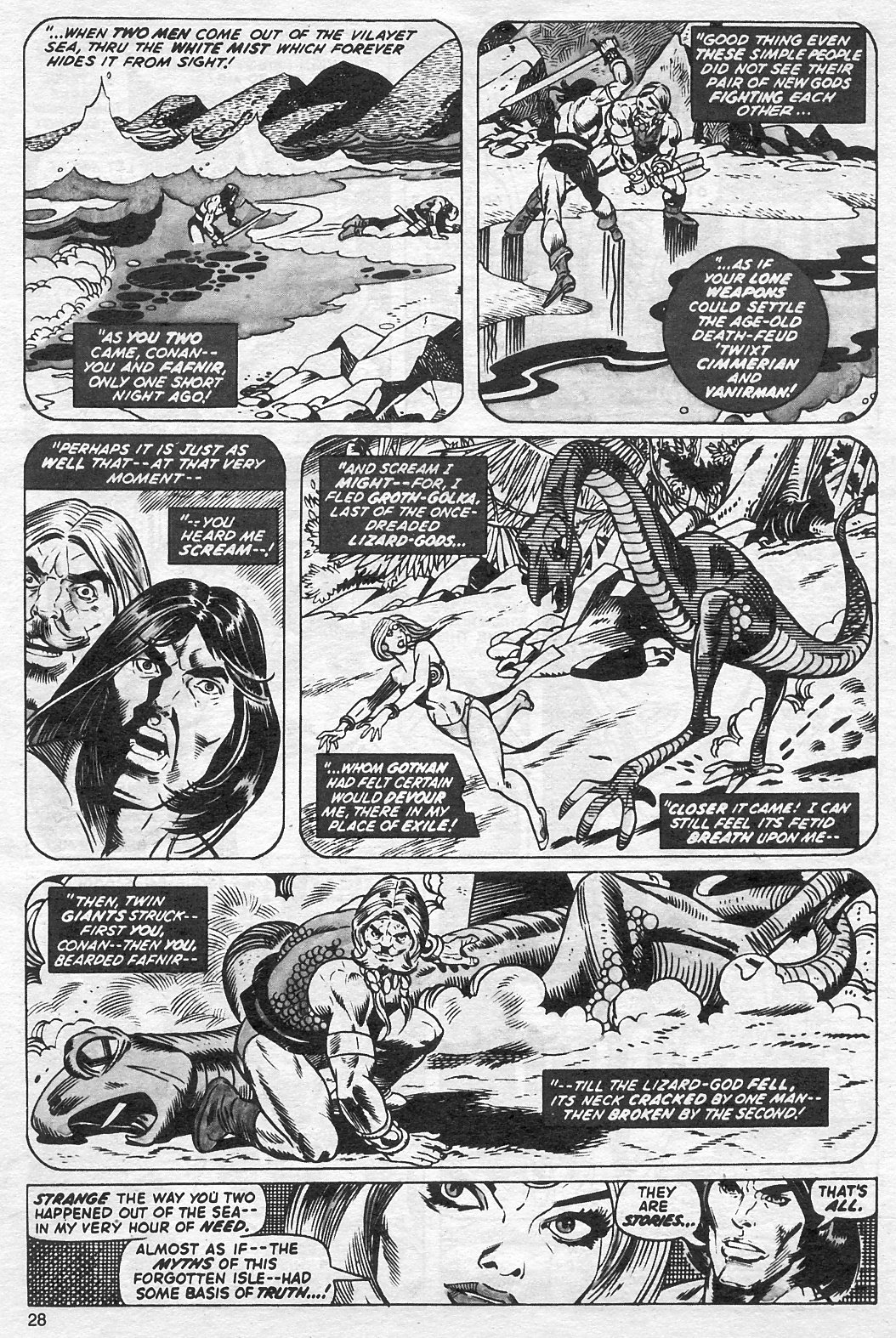 Read online The Savage Sword Of Conan comic -  Issue #13 - 28
