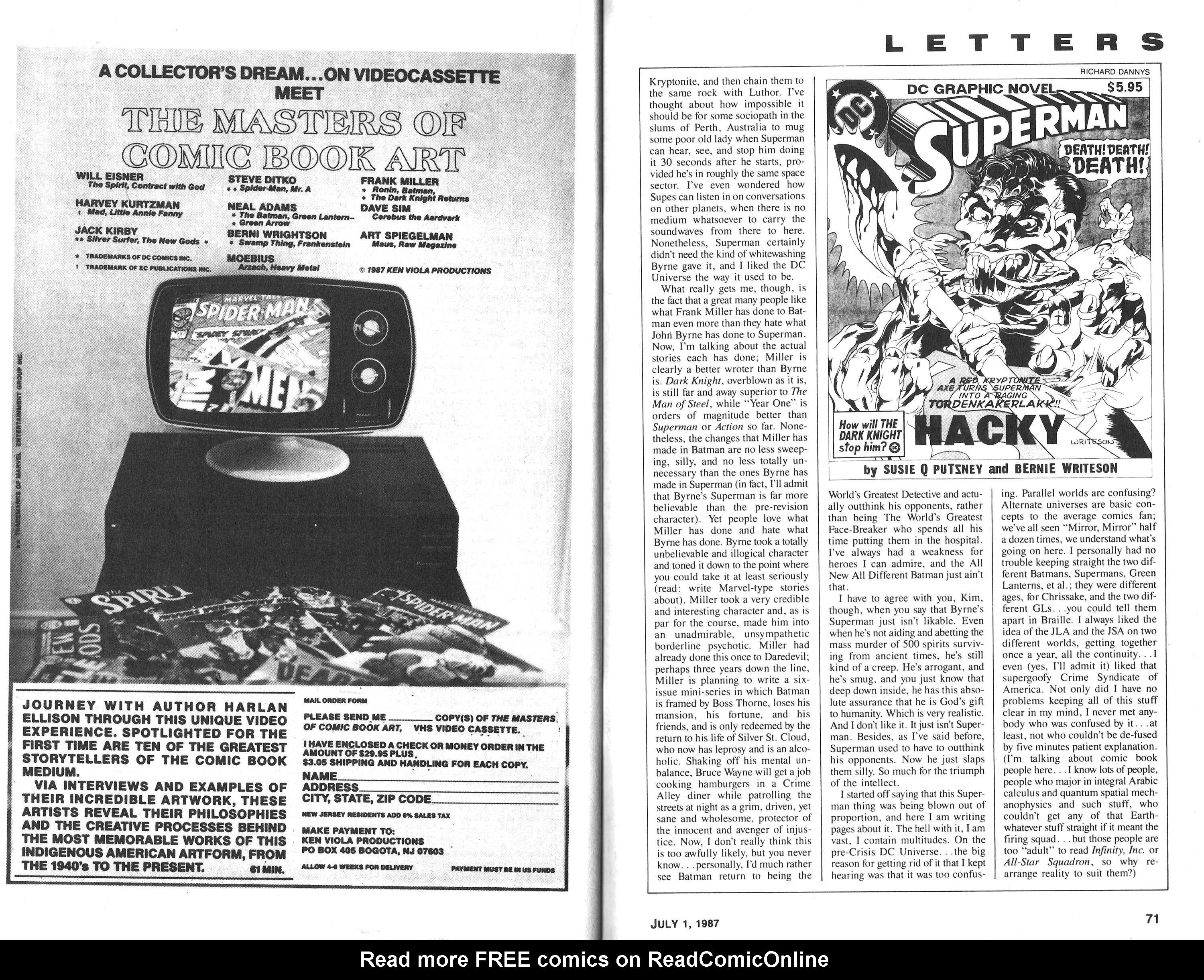 Read online Amazing Heroes comic -  Issue #120 - 36