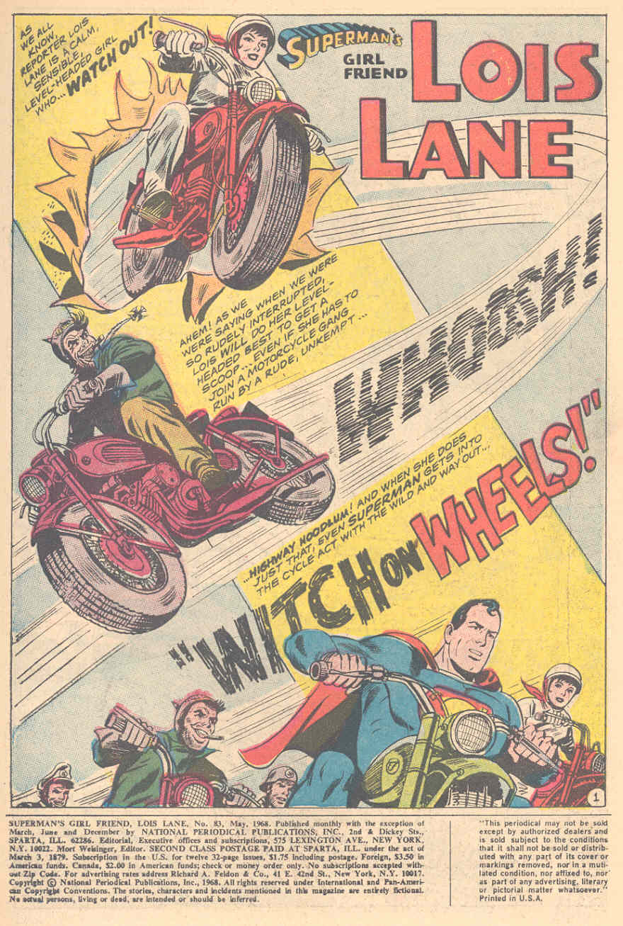 Read online Superman's Girl Friend, Lois Lane comic -  Issue #83 - 3