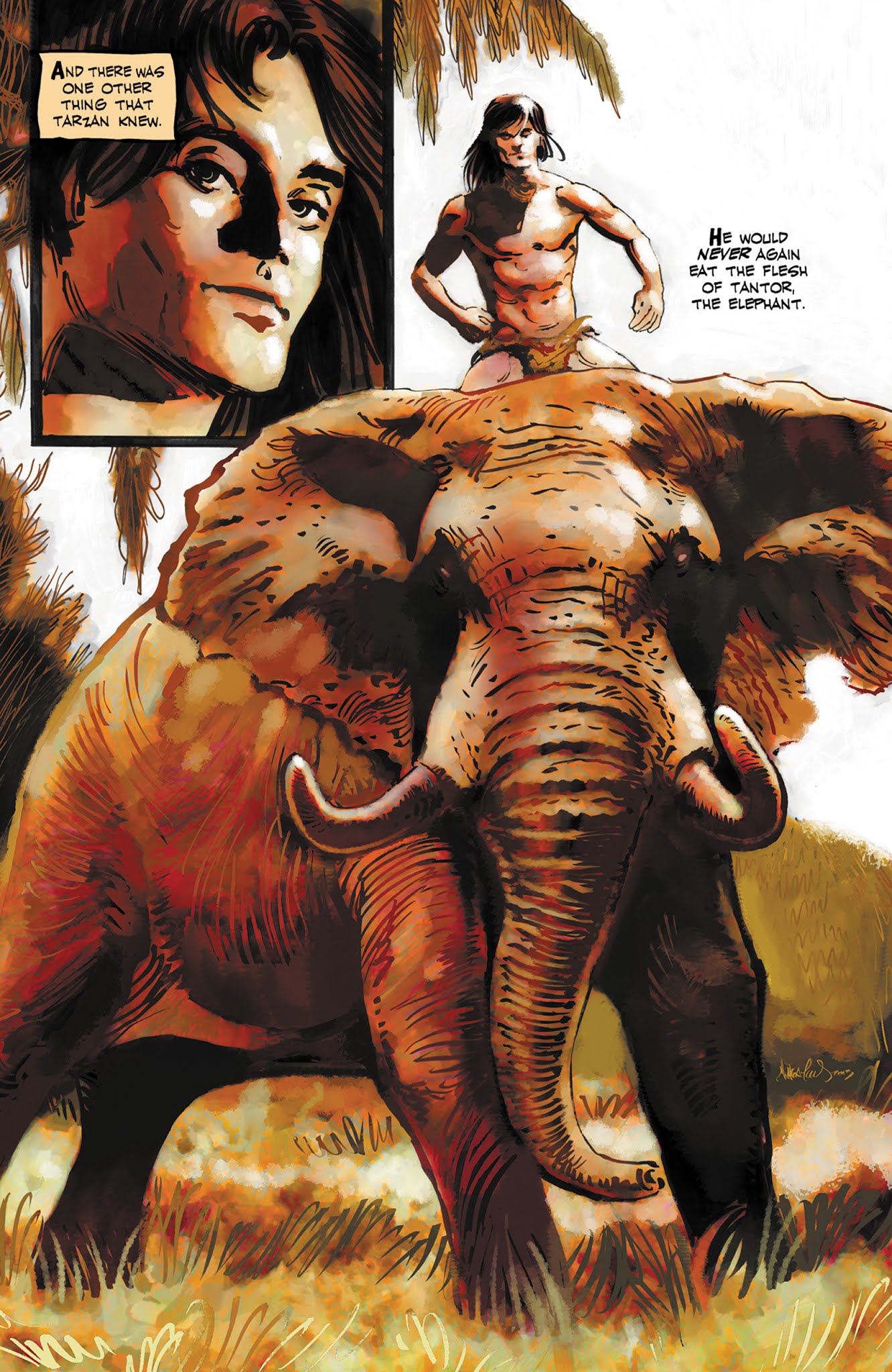 Read online Edgar Rice Burroughs' Jungle Tales of Tarzan comic -  Issue # TPB (Part 2) - 14