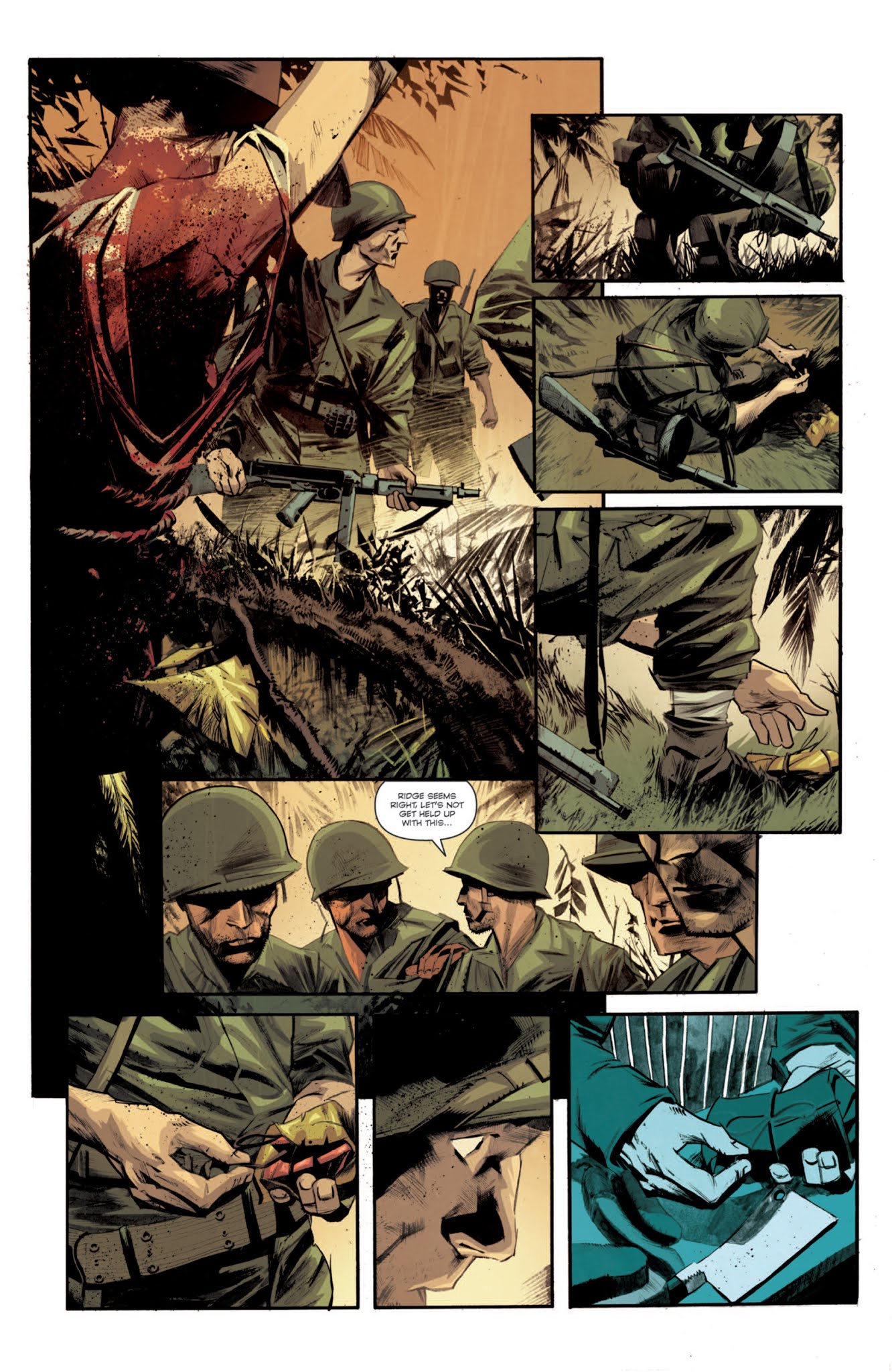 Read online Fever Ridge: A Tale of MacArthur's Jungle War comic -  Issue #1 - 19