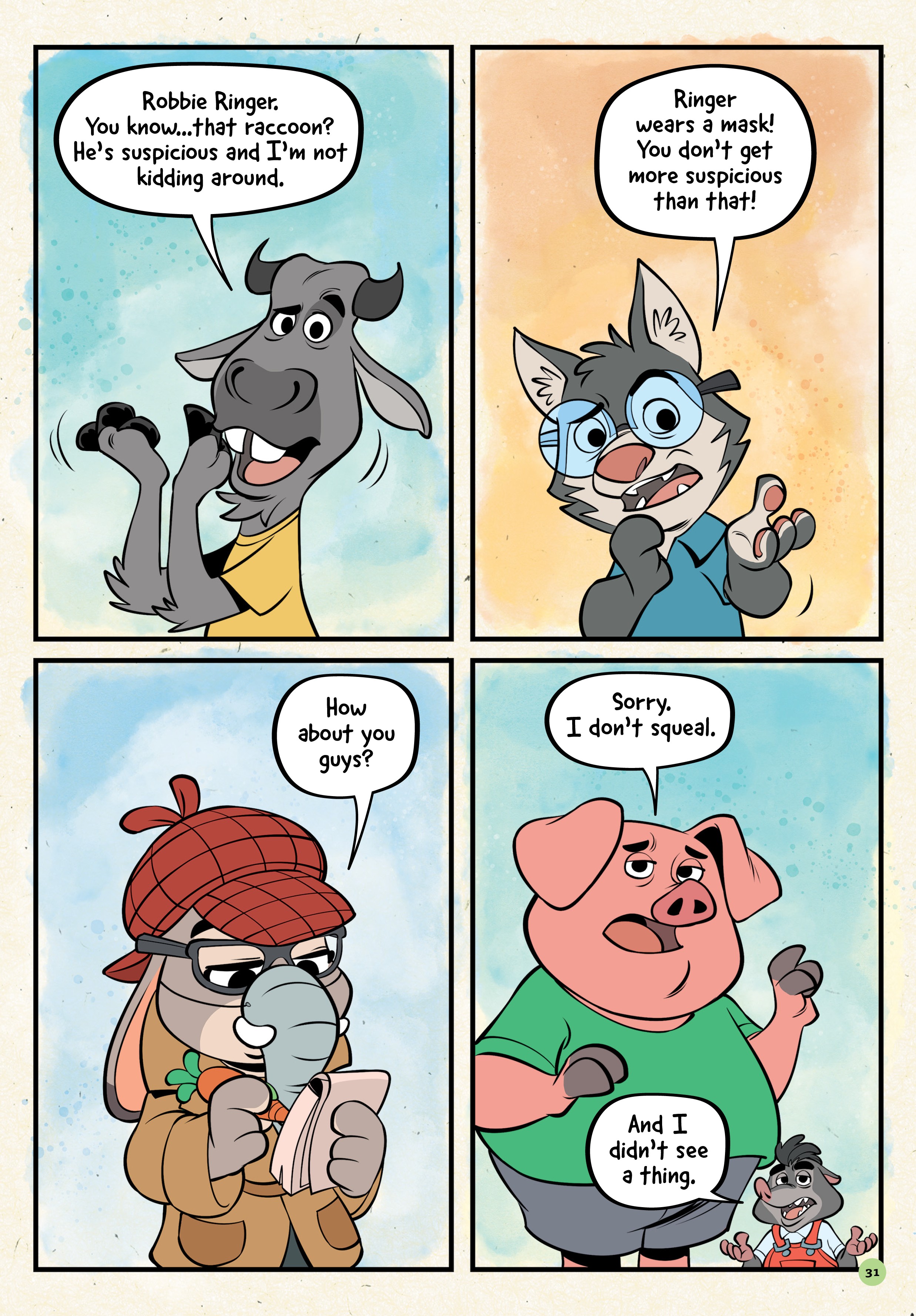 Read online Zootopia: A Hard Day's Work comic -  Issue # Full - 31