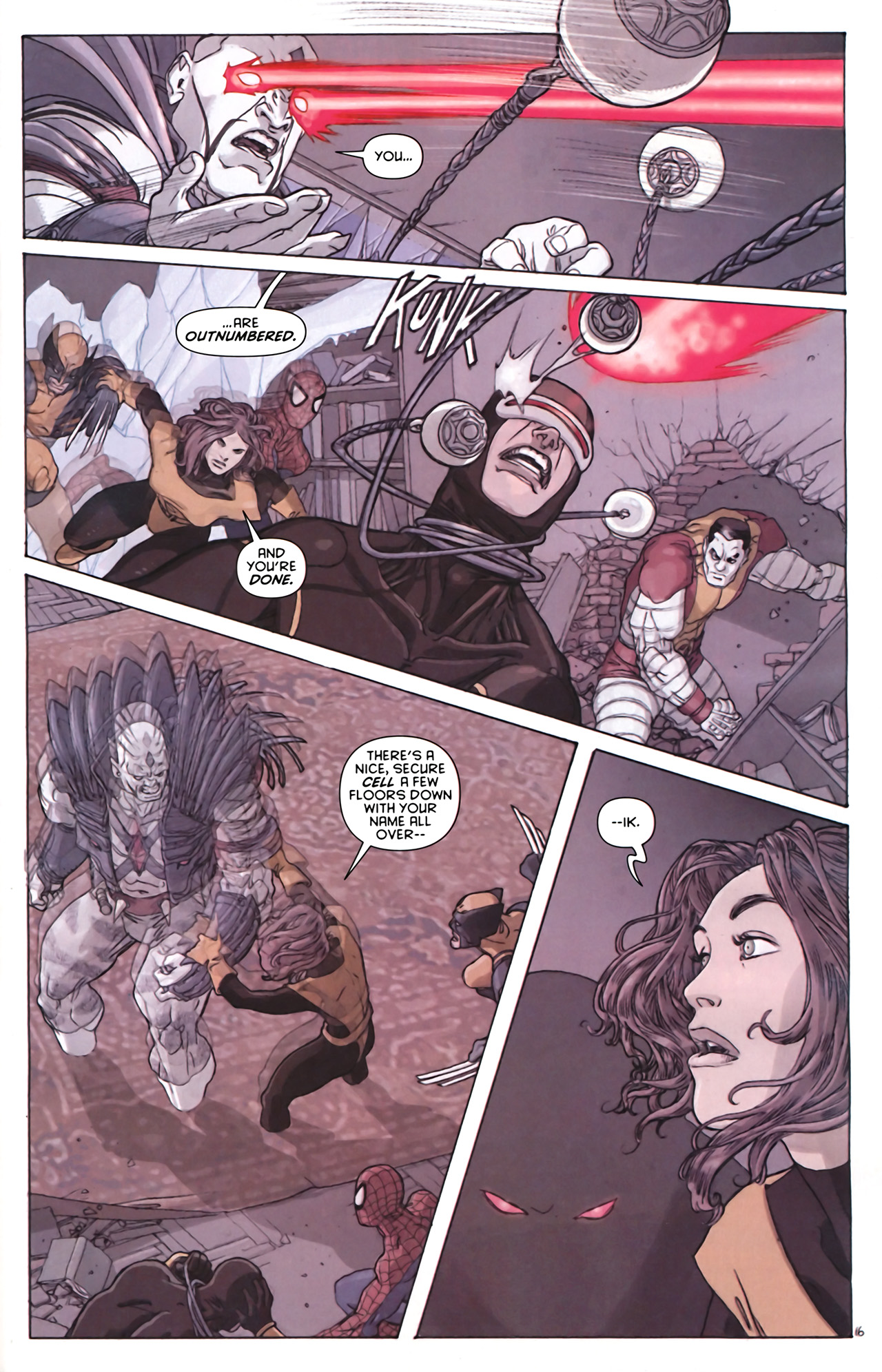 Read online X-Men/Spider-Man comic -  Issue #4 - 17