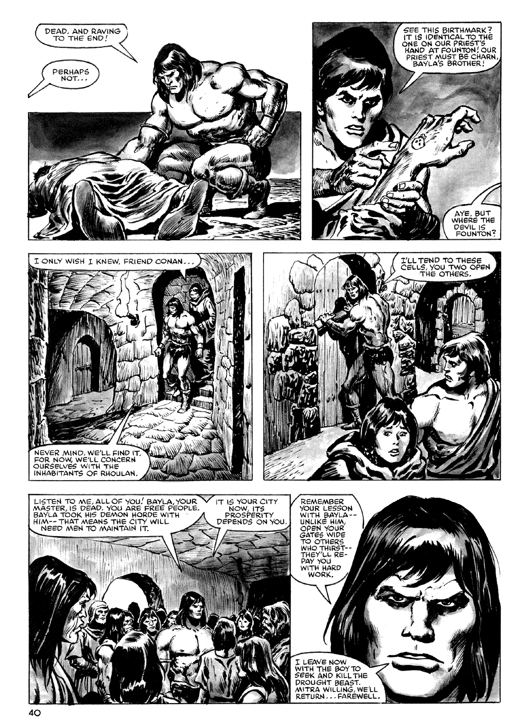 Read online The Savage Sword Of Conan comic -  Issue #72 - 40