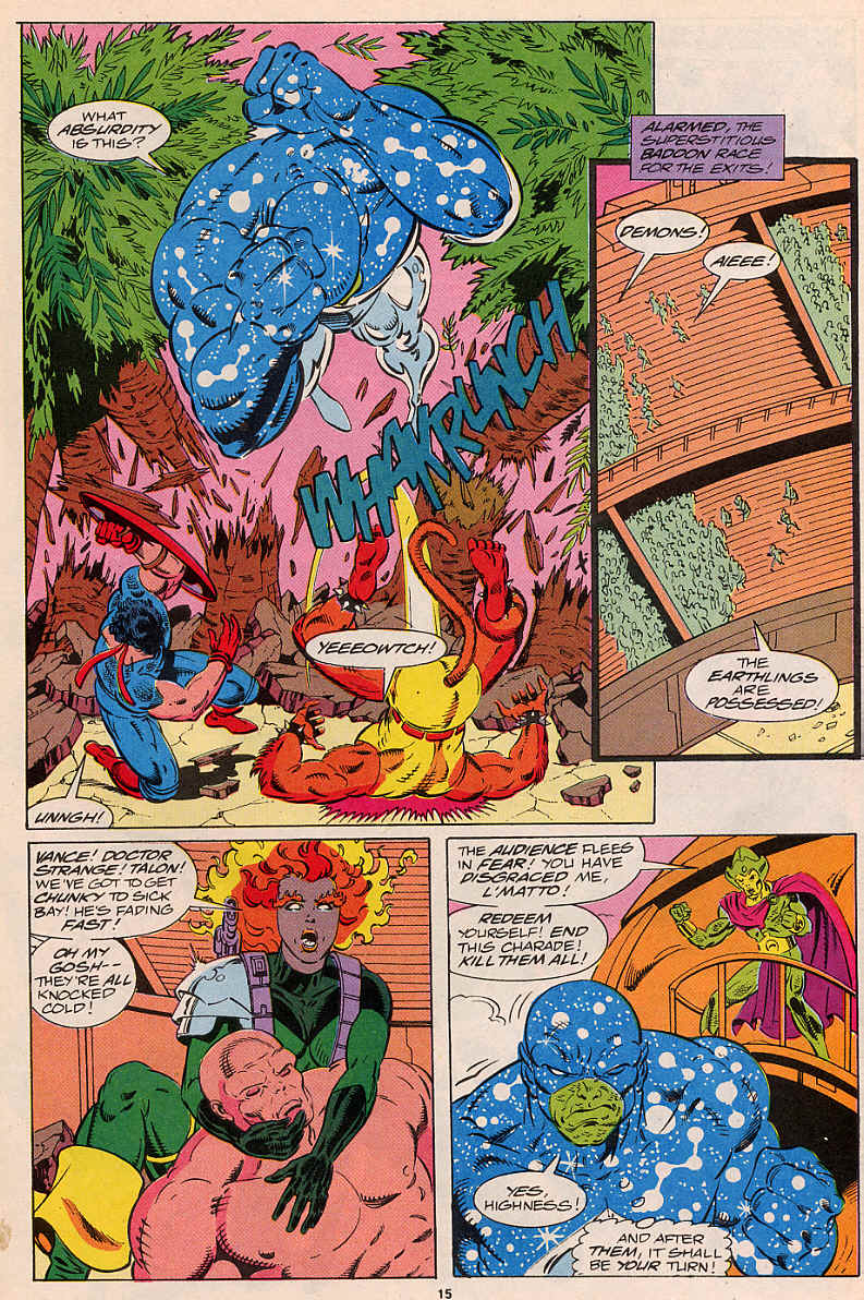 Read online Guardians of the Galaxy (1990) comic -  Issue #33 - 12