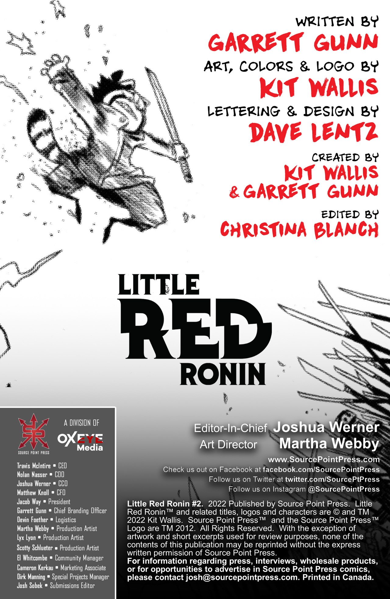 Read online Little Red Ronin comic -  Issue #2 - 2