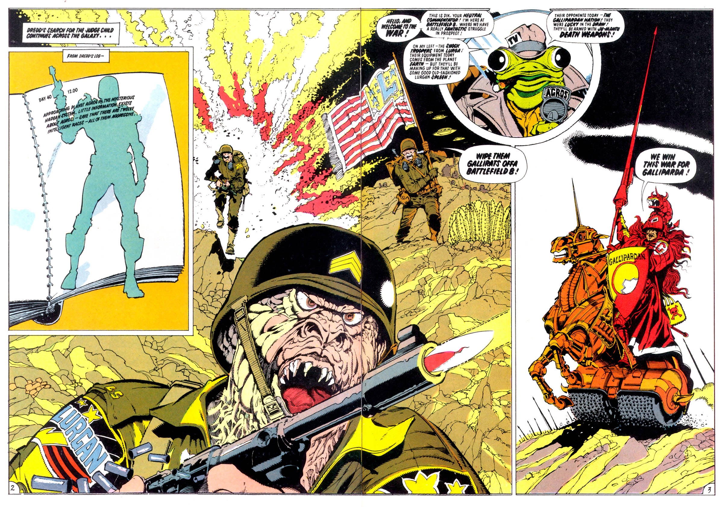 Read online Judge Dredd: The Judge Child Quest comic -  Issue #3 - 5