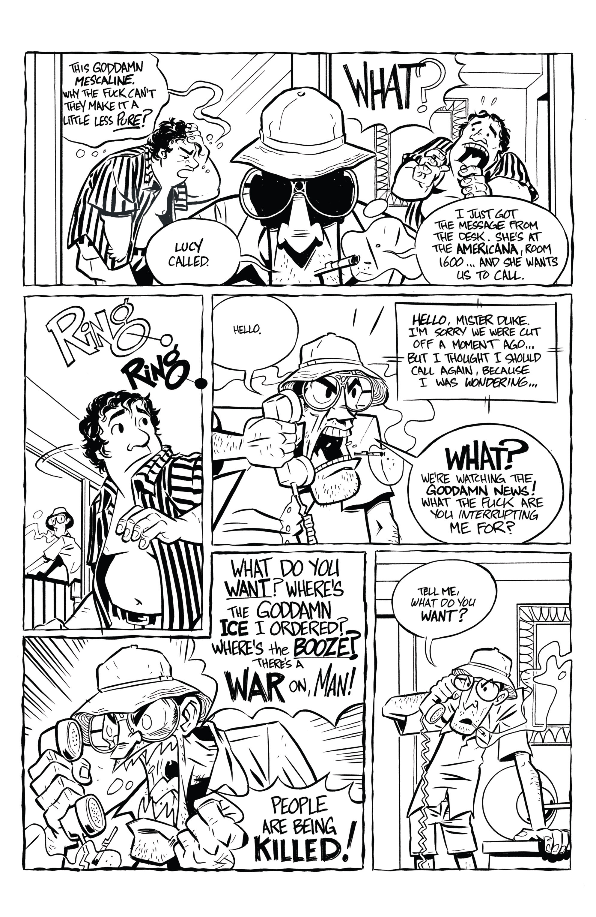Read online Hunter S. Thompson's Fear and Loathing in Las Vegas comic -  Issue #3 - 29