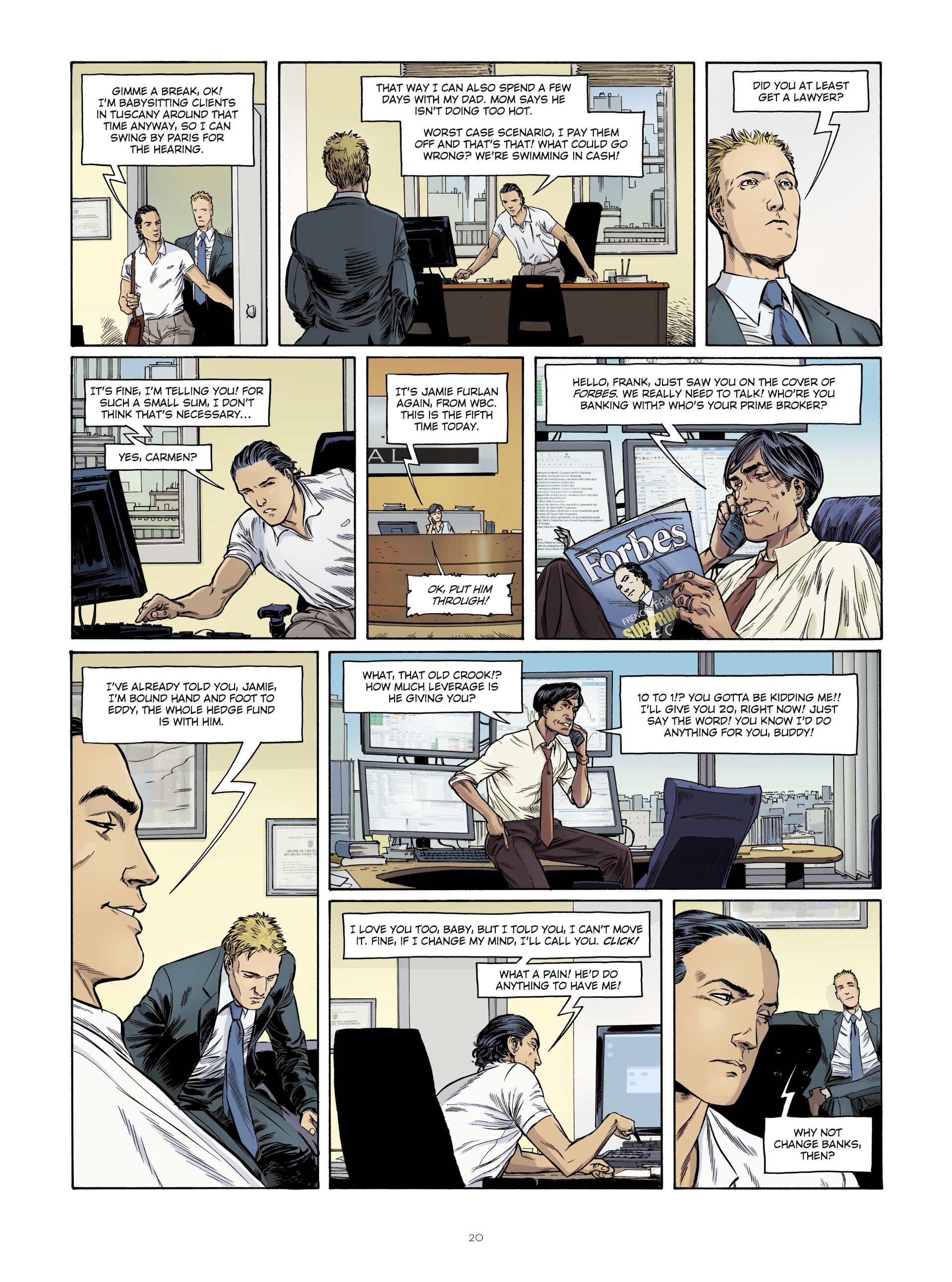 Read online Hedge Fund comic -  Issue #2 - 20