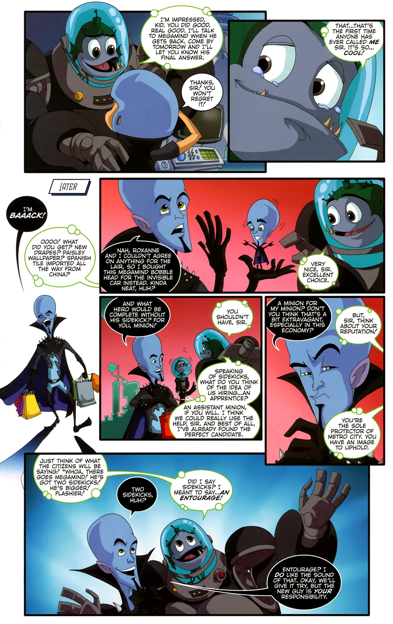 Read online Megamind: Bad. Blue. Brilliant. comic -  Issue #4 - 7