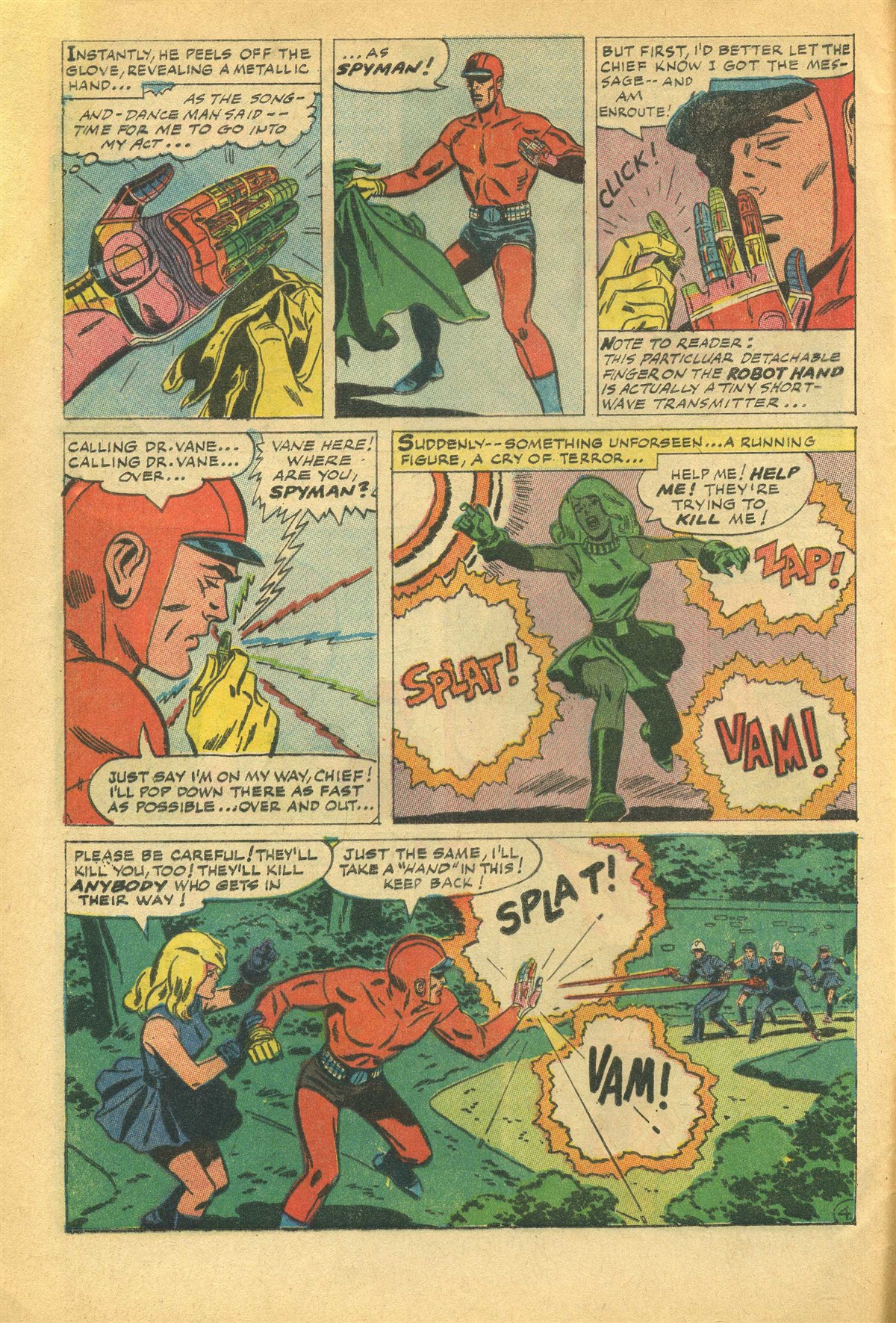 Read online Spyman comic -  Issue #3 - 8