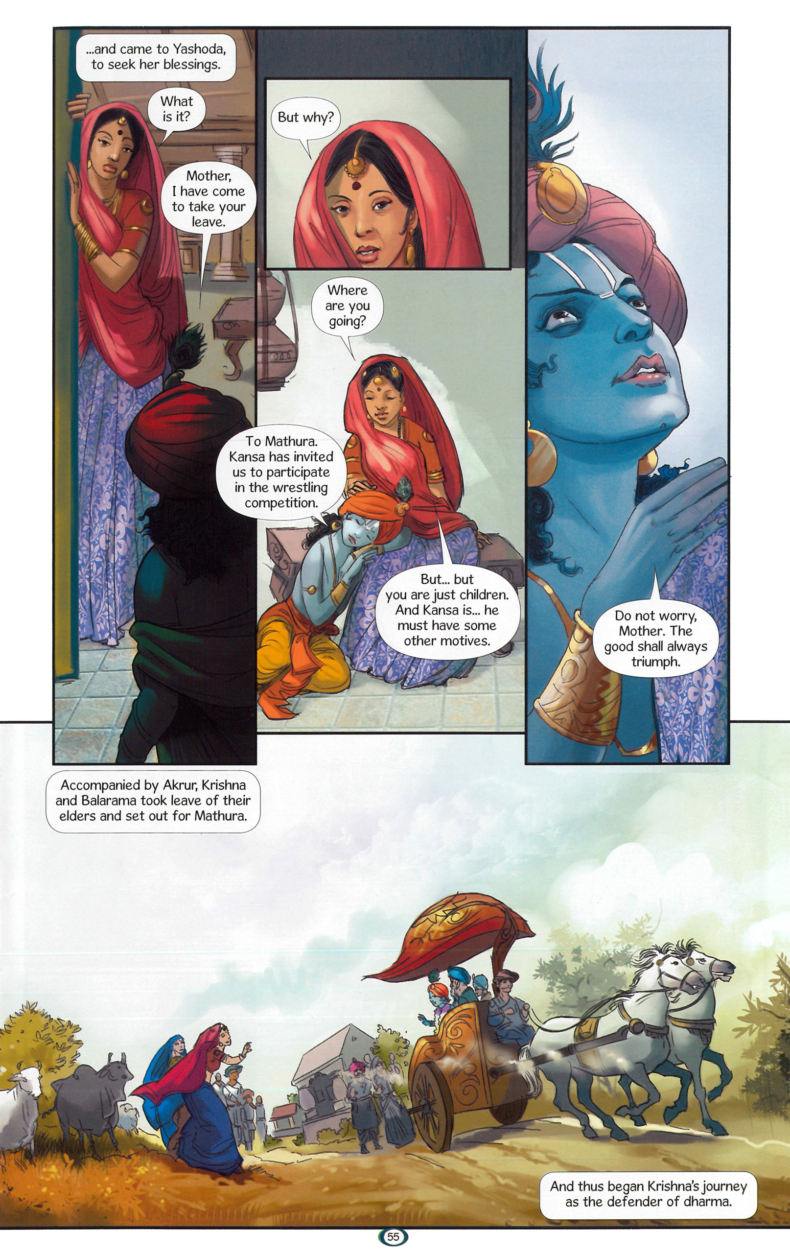 Read online Krishna: Defender of Dharma comic -  Issue # TPB (Part 1) - 57