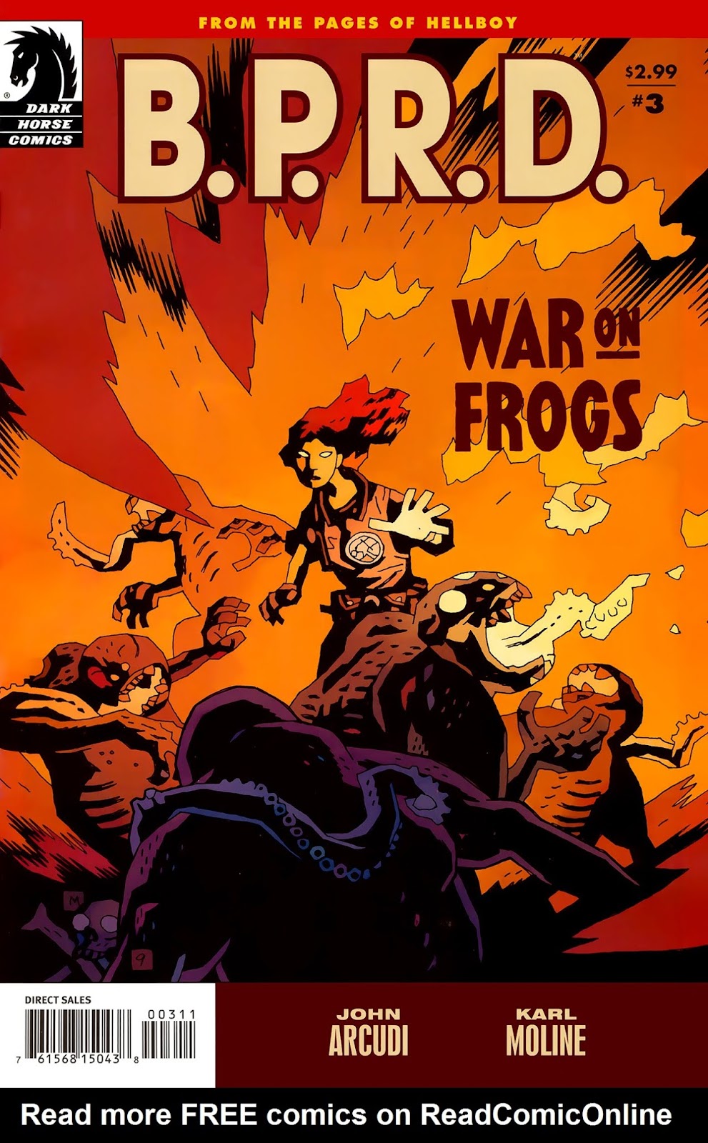 B.P.R.D.: War on Frogs issue 3 - Page 1