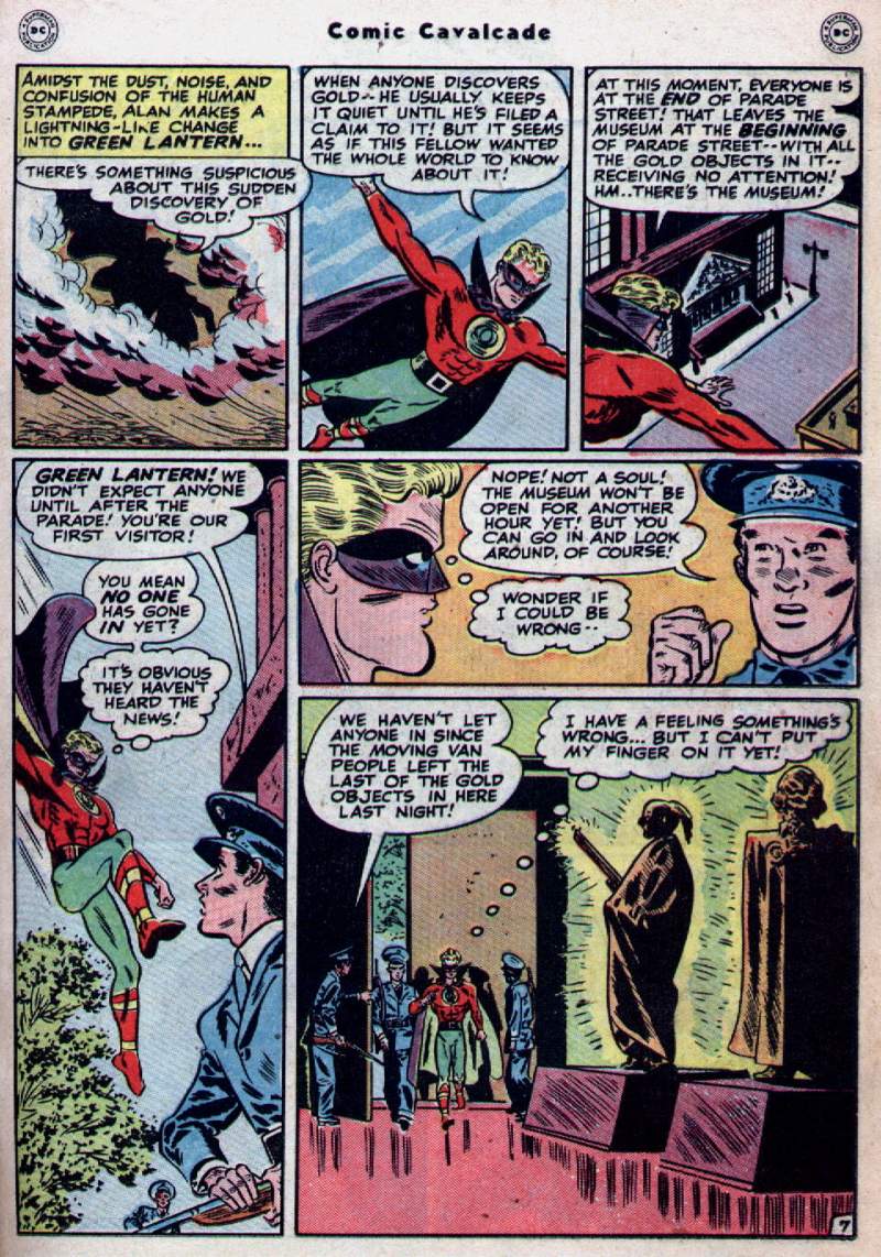 Read online Comic Cavalcade comic -  Issue #28 - 35