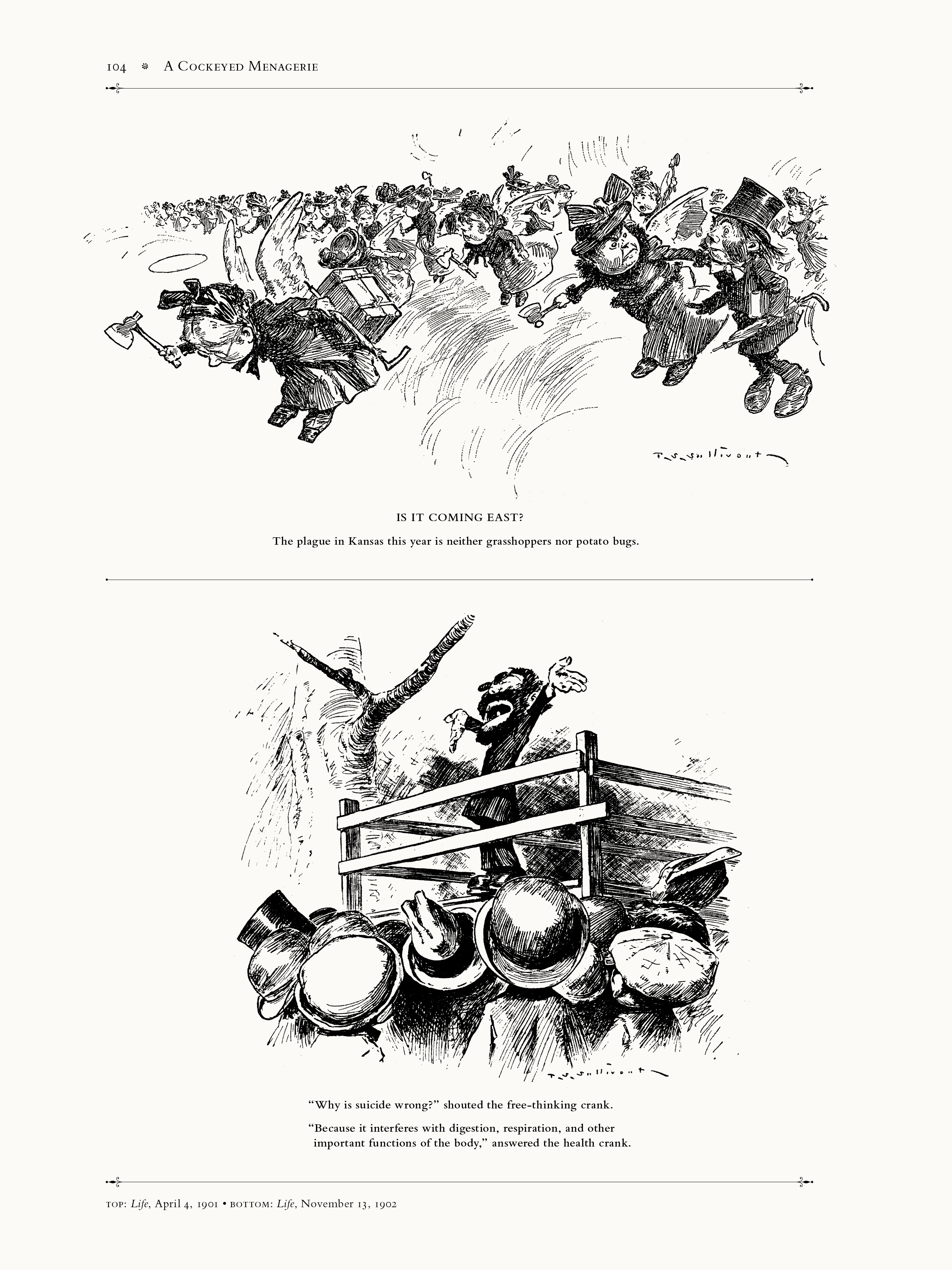 Read online A Cockeyed Menagerie: The Drawings of T.S. Sullivant comic -  Issue # TPB (Part 2) - 19