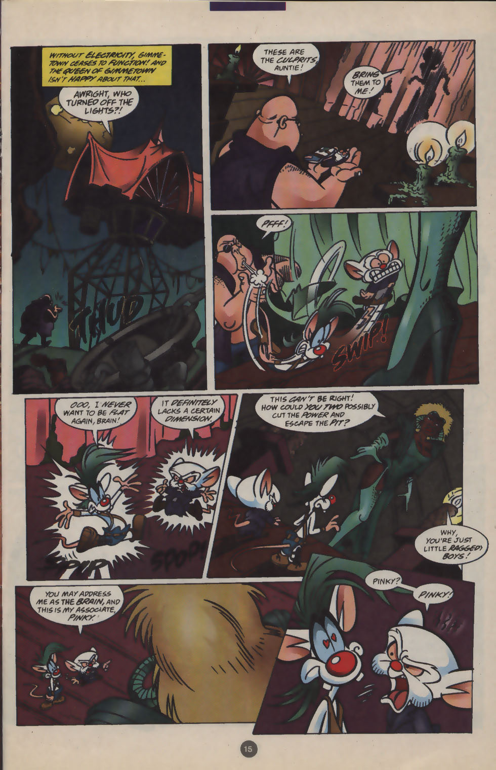 Read online Pinky and The Brain comic -  Issue #10 - 12