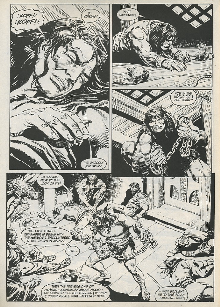 Read online The Savage Sword Of Conan comic -  Issue #189 - 4
