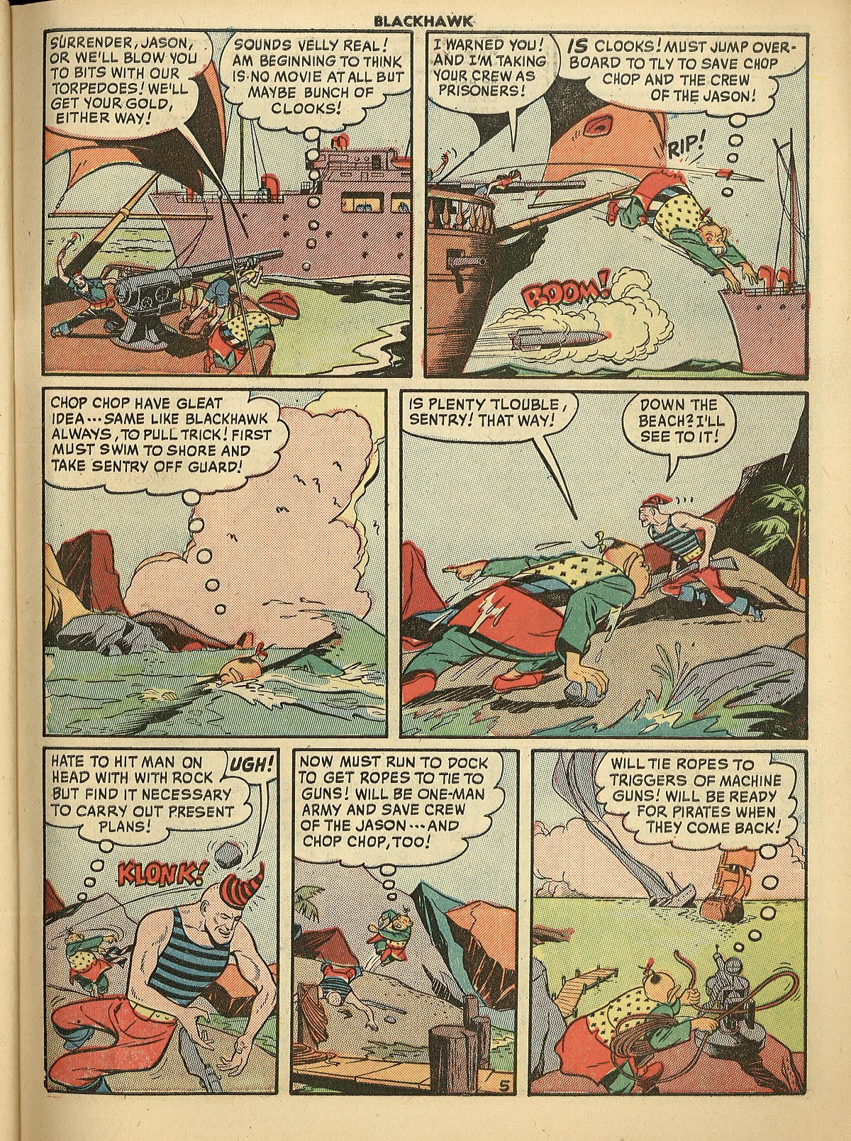 Read online Blackhawk (1957) comic -  Issue #33 - 42